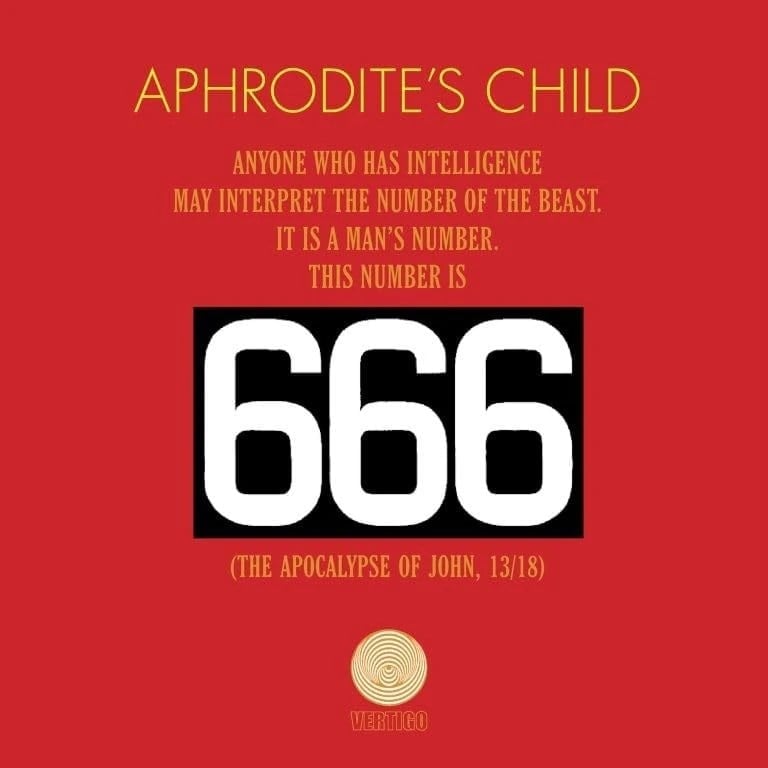 Aphrodite's Child - Aphrodite's Child 666 (The Apocalypse Of John, 1318) (50th Anniversary Edition) - Plak