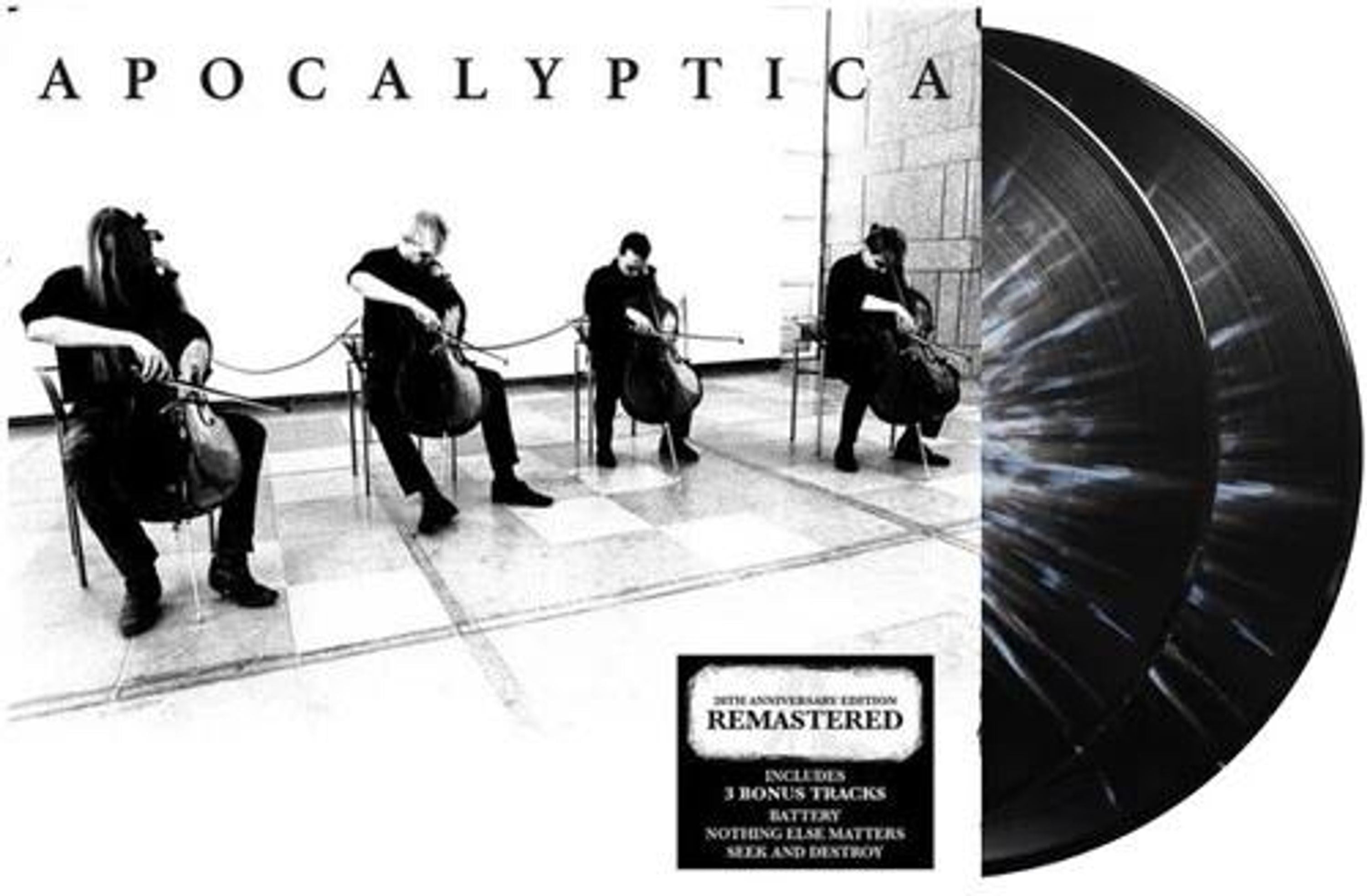 Apocalyptica - Plays Metallica (30th Anniversary Edition) (remastered) (Limited Edition) (Black with White) - Plak