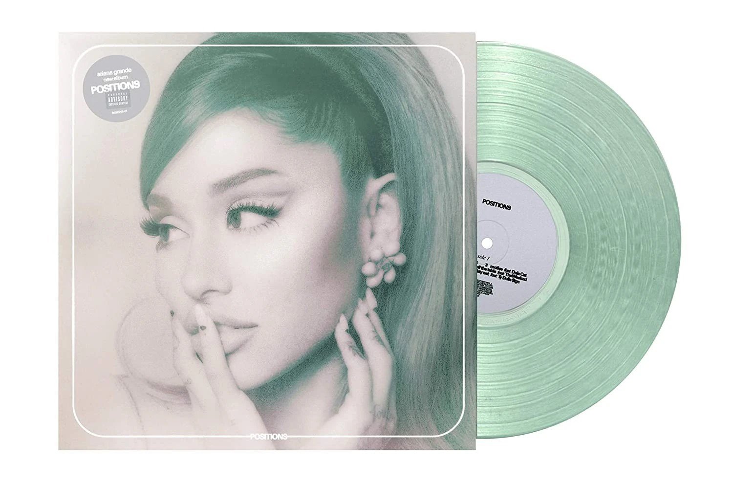 Ariana Grande - Positions (Limited - Coke Bottle Clear Vinyl) - Plak