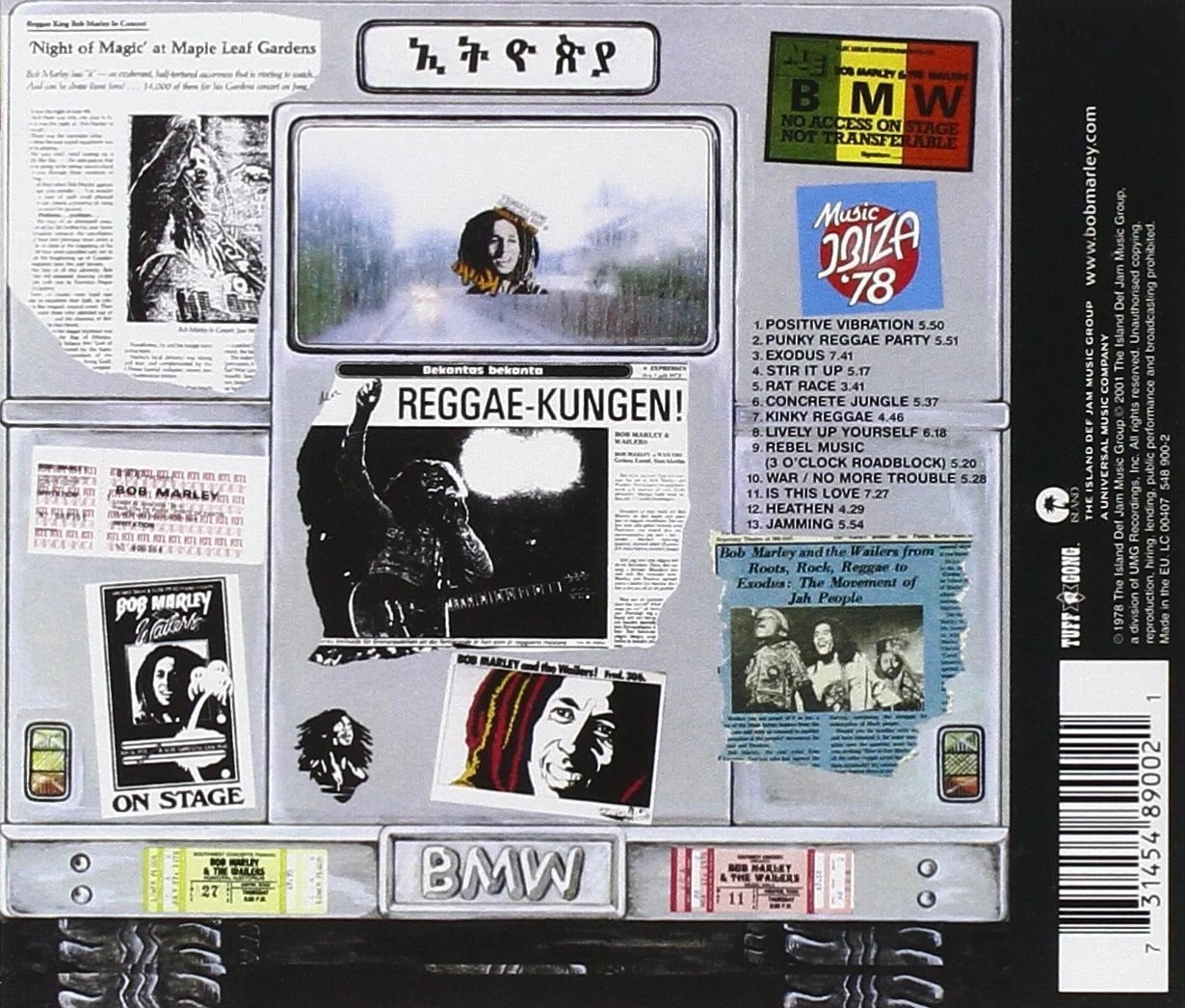 Bob Marley - Babylon By Bus - CD