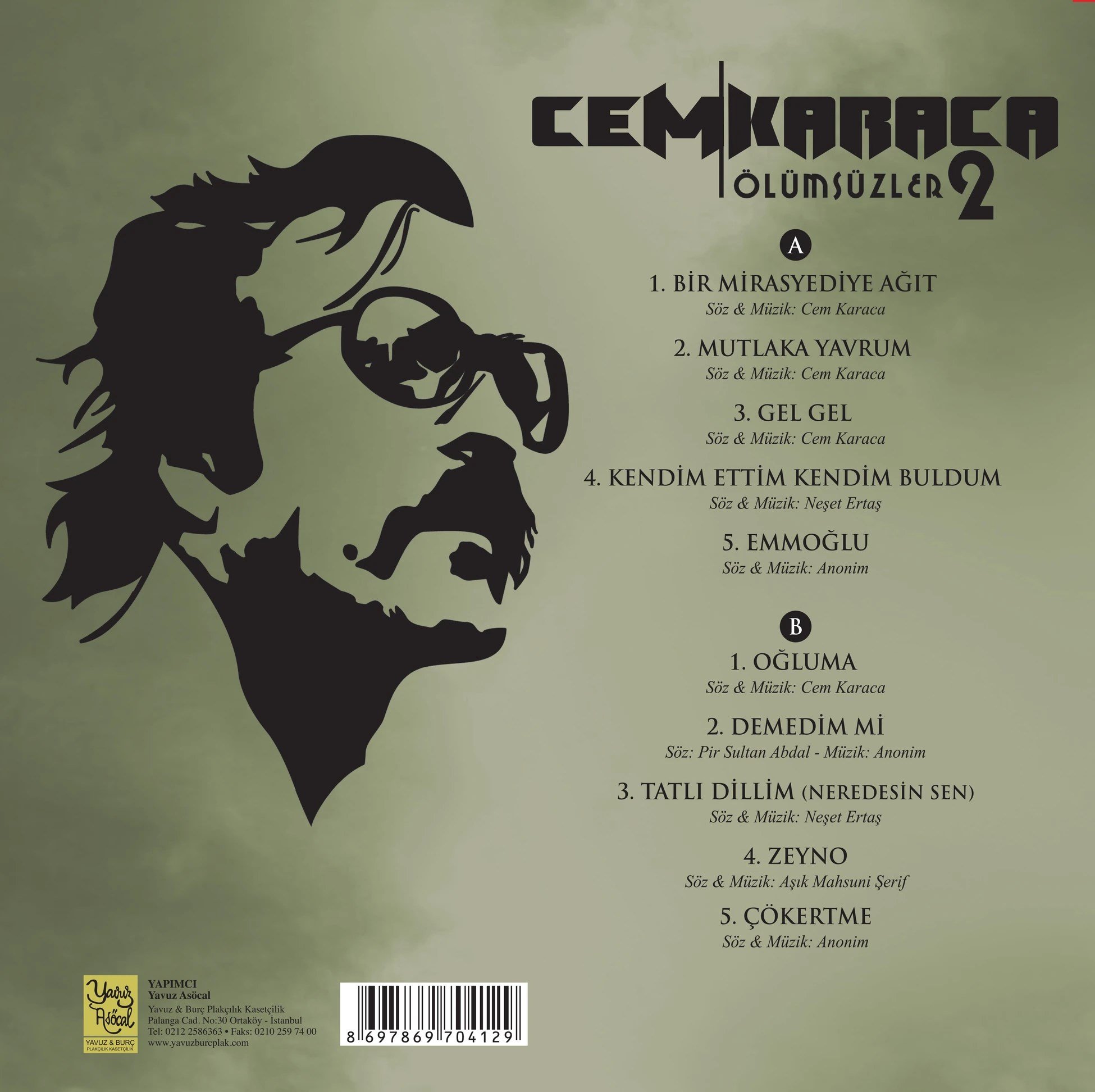 Cem Karaca - Ölümsüzler 2 - Plak