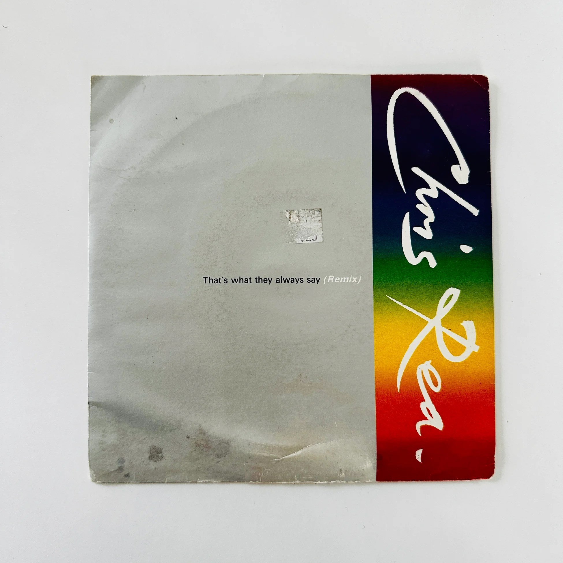 Chris Rea – That's What They Always Say (Remix) Dönem Baskı 45 lik Plak