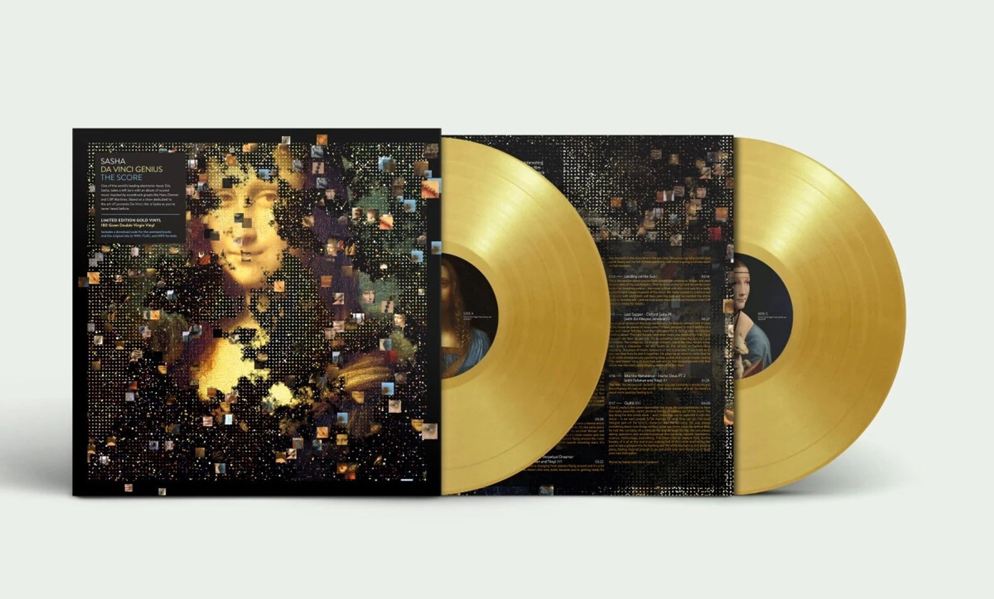 DJ Sasha - Da Vinci Genius The Score (180g) (Limited Numbered Edition) (Gold Vinyl) - Plak