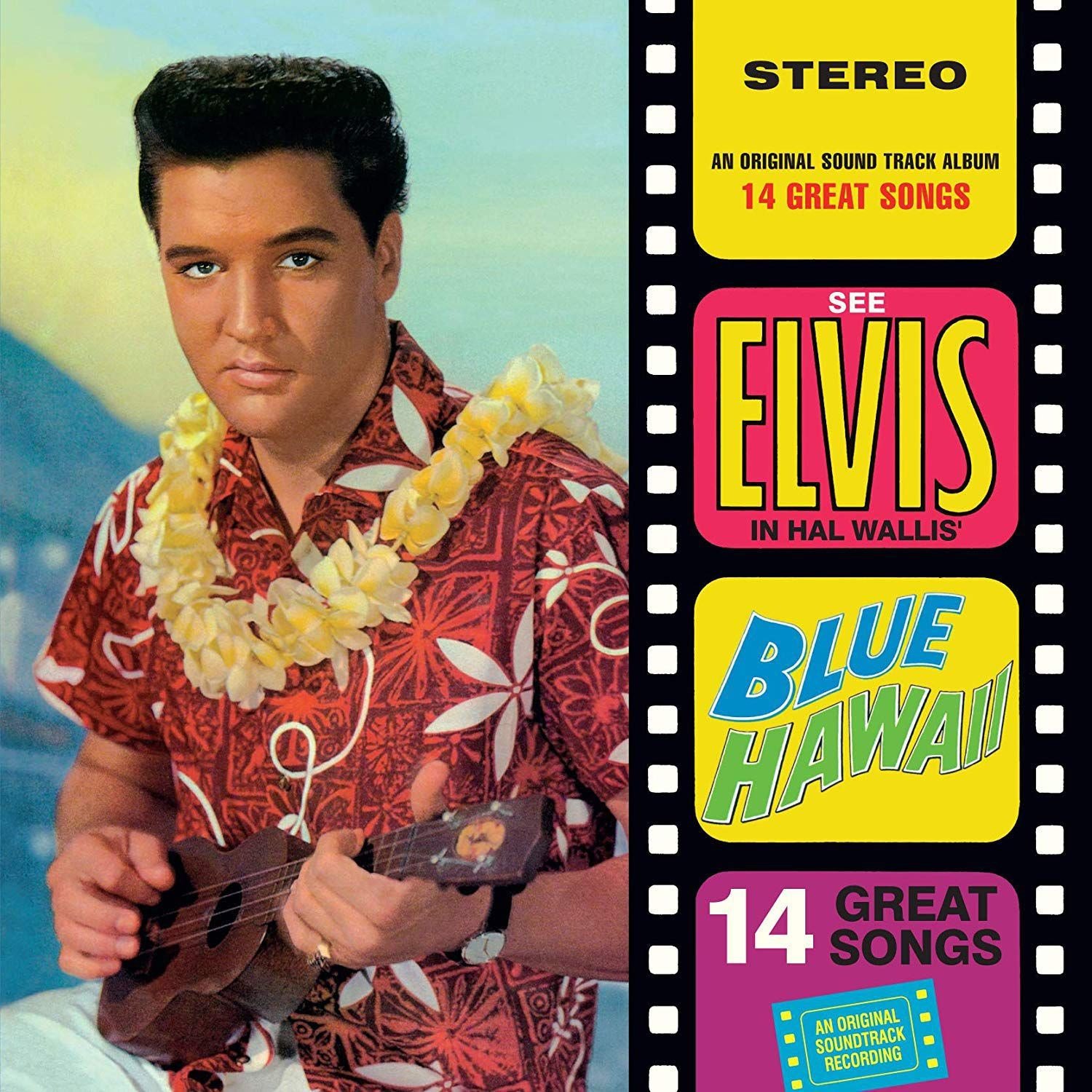 Elvis Presley - Blue Hawaii +1 Bonus Track - Limited Edition In Transparent Blue Vinyl. - Plak