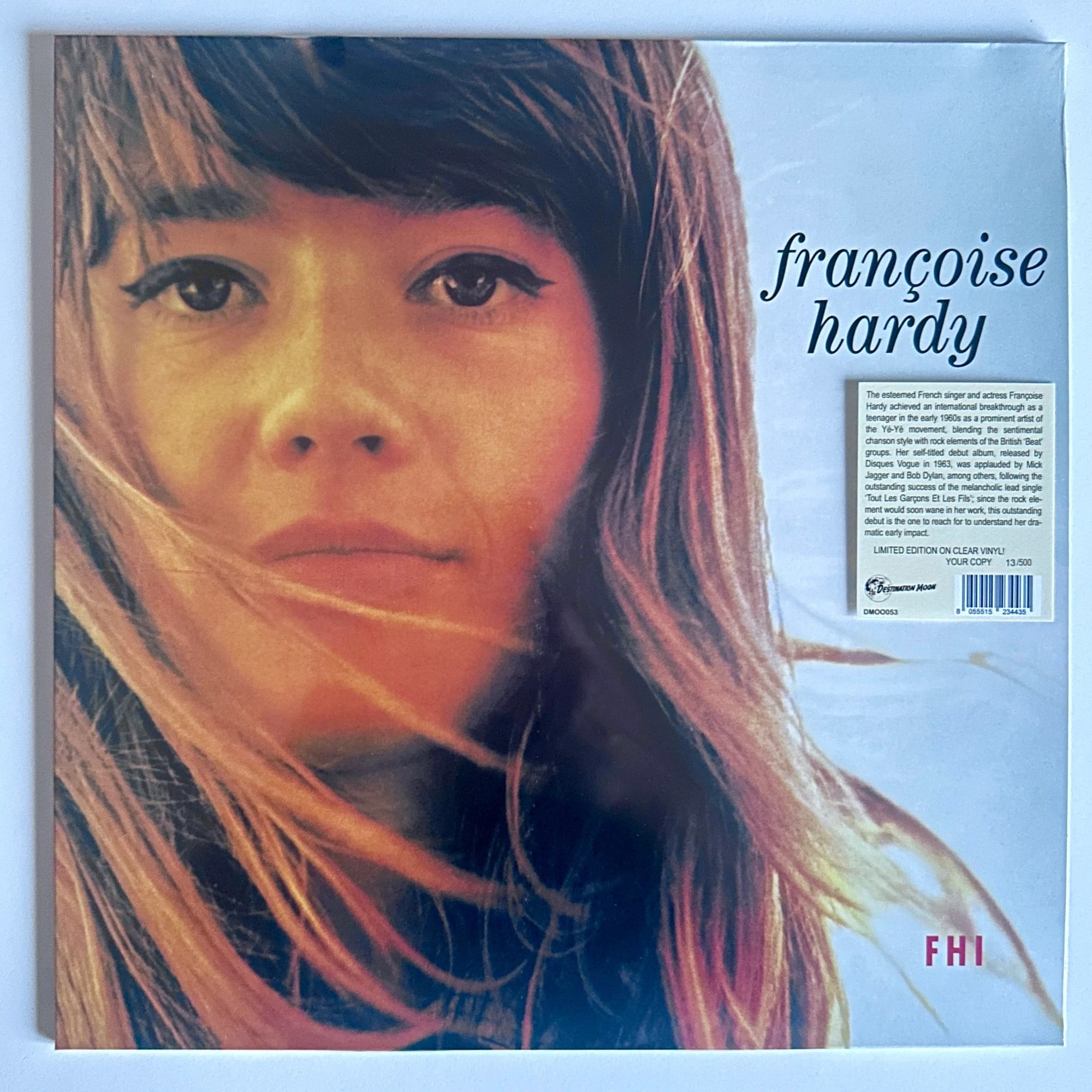 Françoise Hardy - Françoise Hardy (Clear Numbered) Limitli Numaralı Baskı - Plak