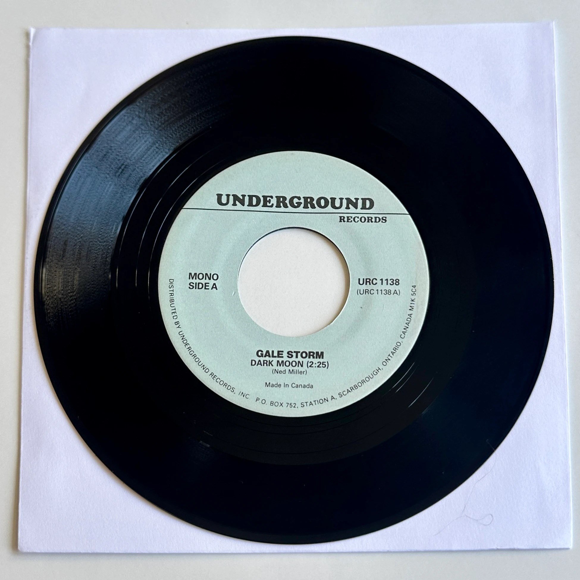 Gale Storm – Dark Moon / Why Do Fools Fall In Love Dönem Baskı 45 lik Plak