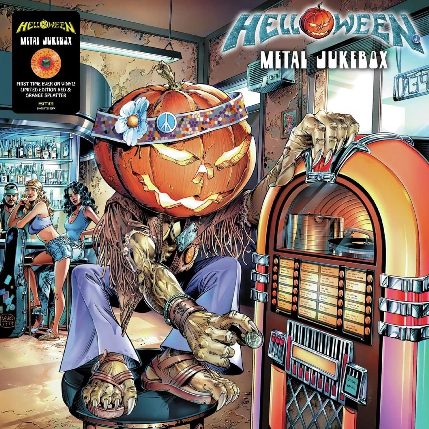 Helloween - Metal Jukebox (Limited Edition - Orange W Red Splatter Vinyl) - Plak