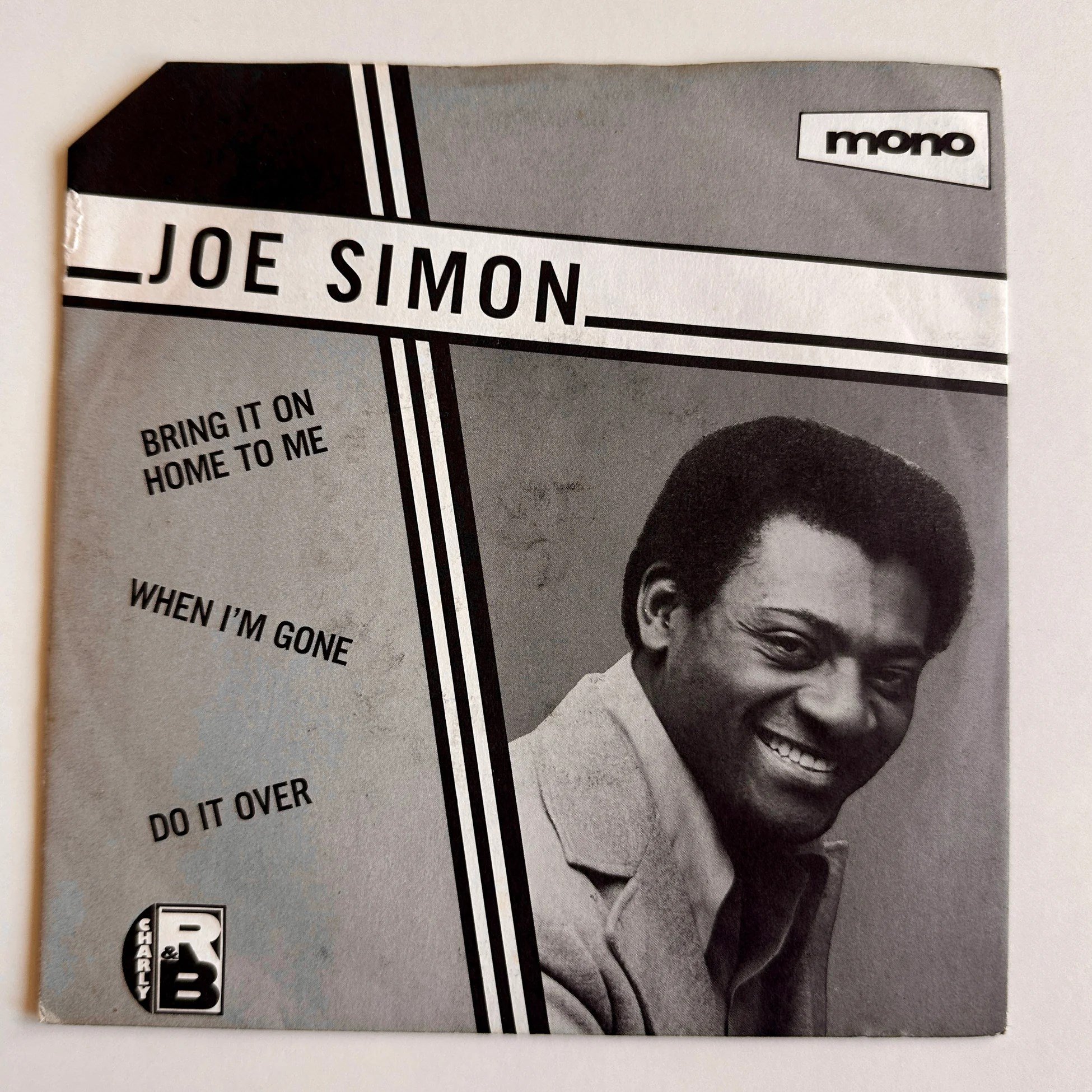 Joe Simon – Bring It On Home To Me / When I'm Gone / Let's Do It Over Dönem Baskı 45 lik Plak