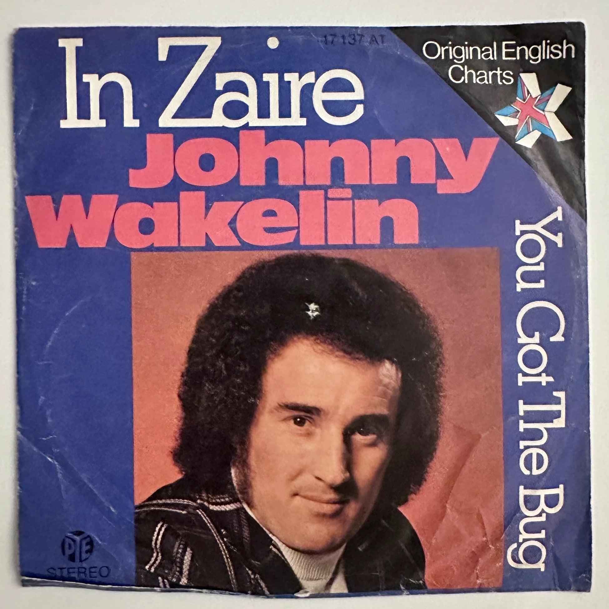 Johnny Wakelin – In Zaire 45 lik Plak