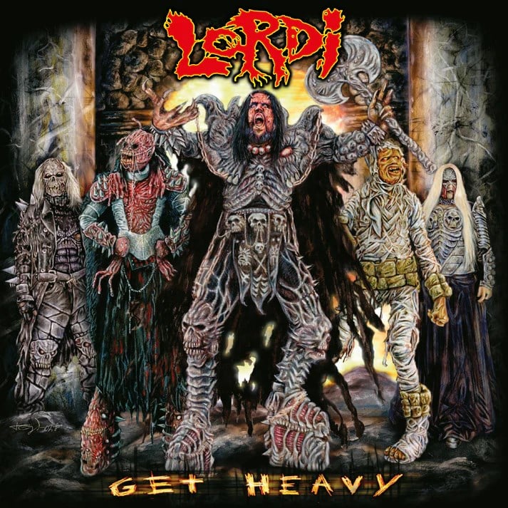 Lordi - Get Heavy (180g) (Limited Numbered Edition) (Black & White Marbled Vinyl) - Plak
