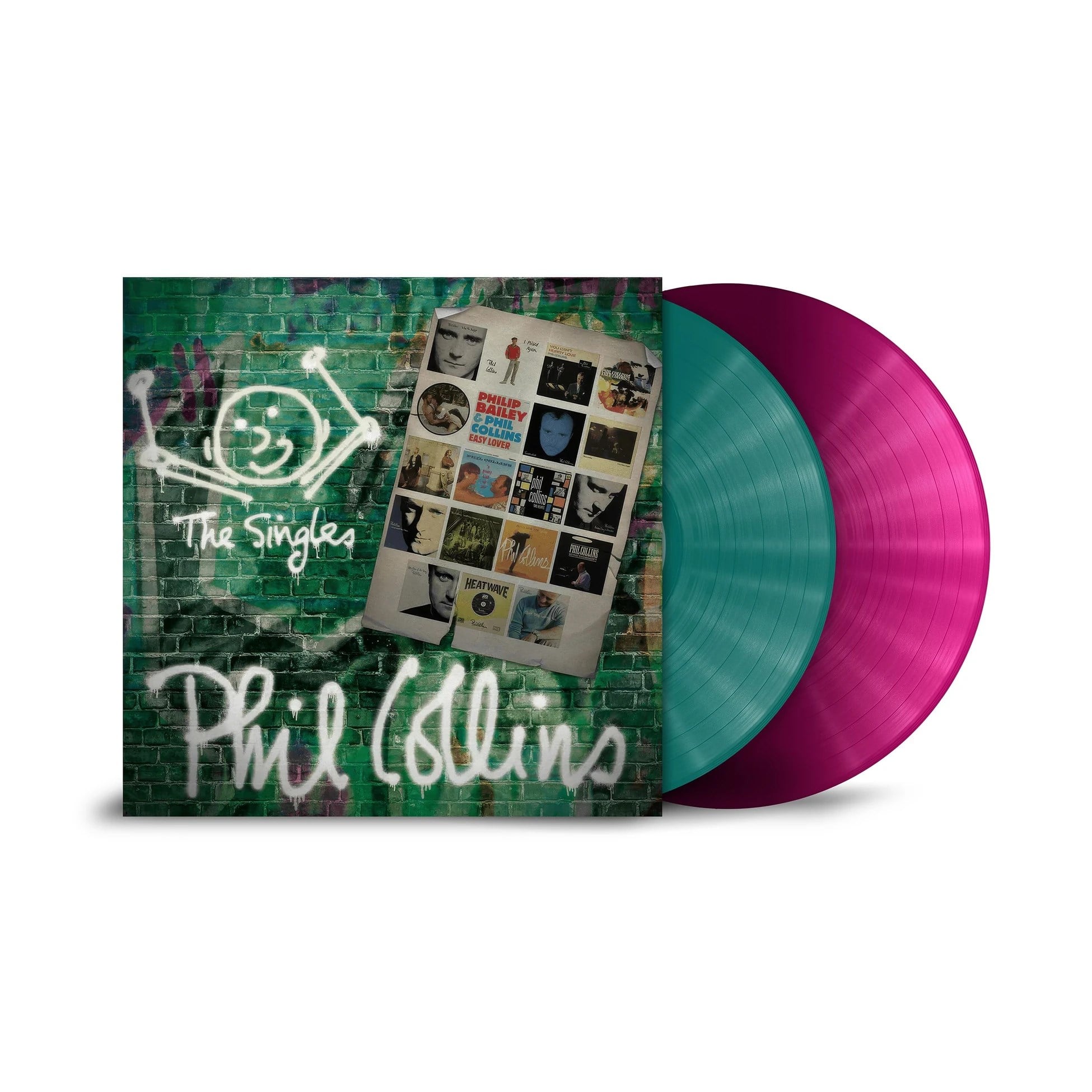 Phil Collins - The Singles (Limited Edition) (Magenta & Petrol Vinyl) - Plak