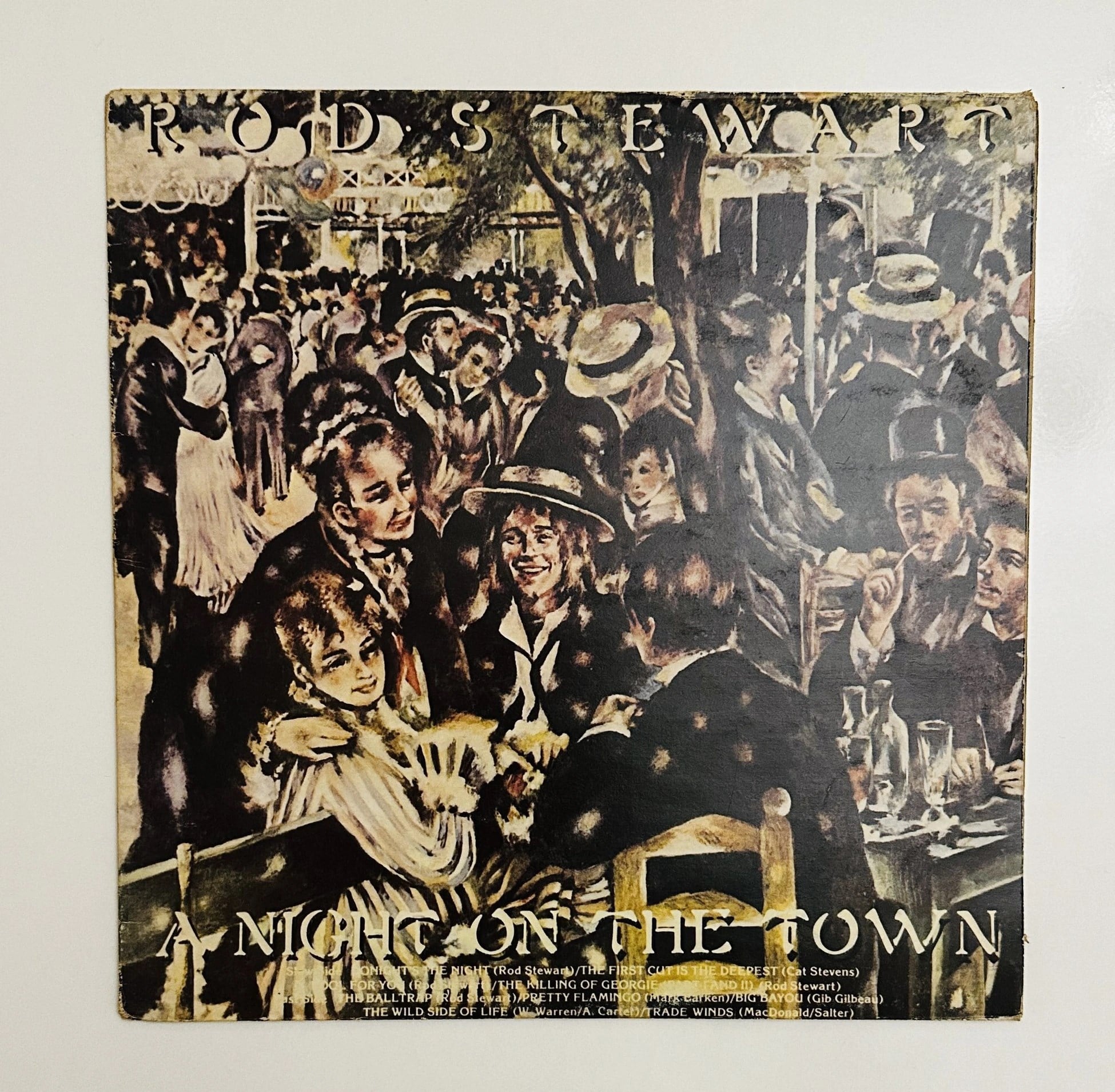 Rod Stewart - A Night On The Town - Dönem Baskı Plak