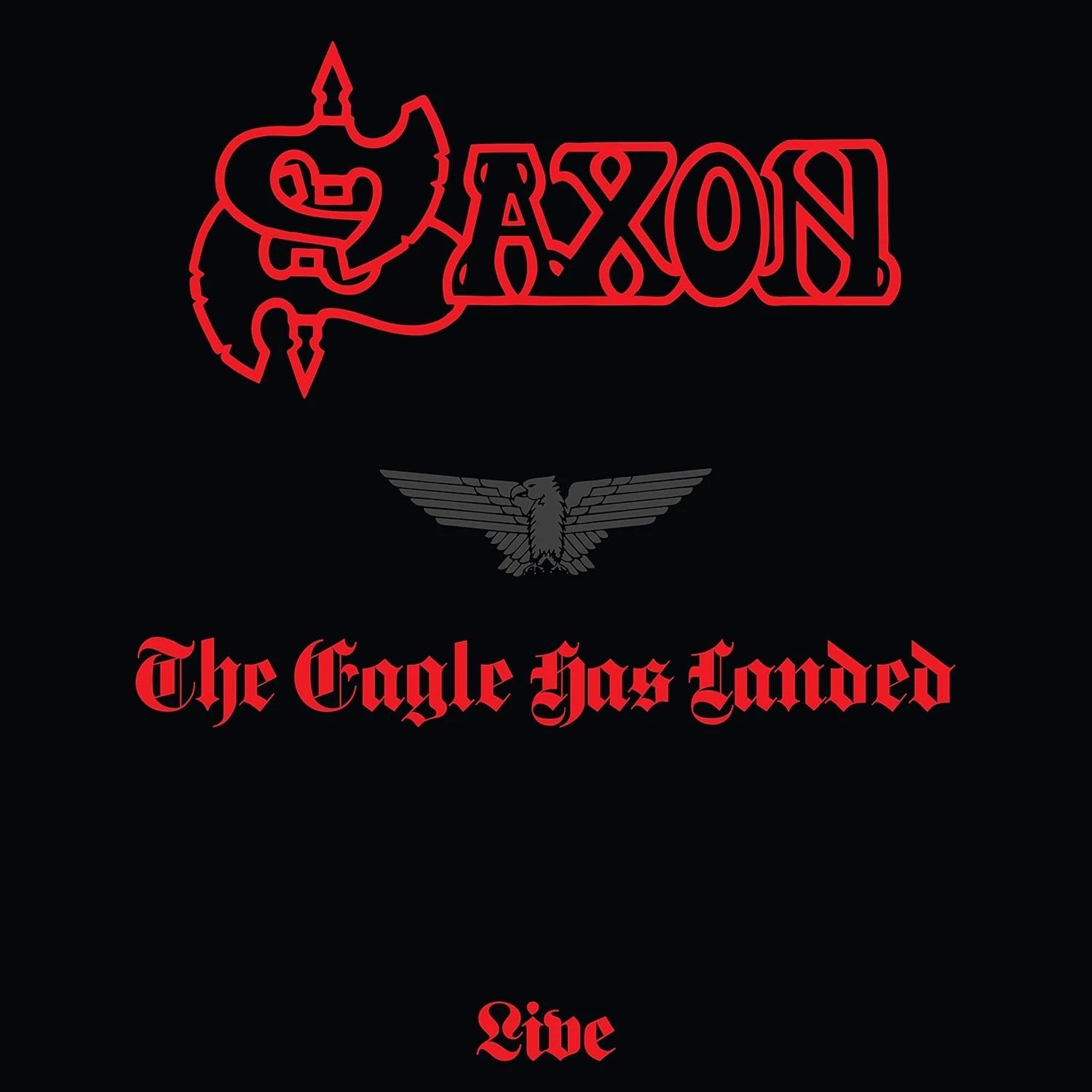 Saxon - The Eagle Has Landed (Limited Edition - Red with Black Splatter Vinyl) - Plak