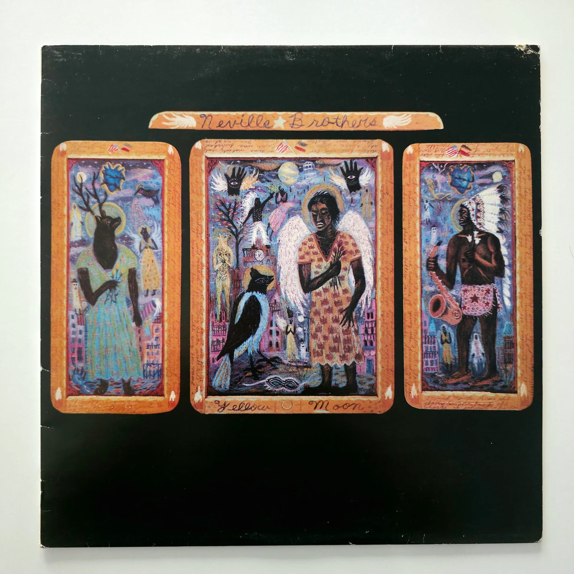 The Neville Brothers – Yellow Moon - Dönem Baskı Plak