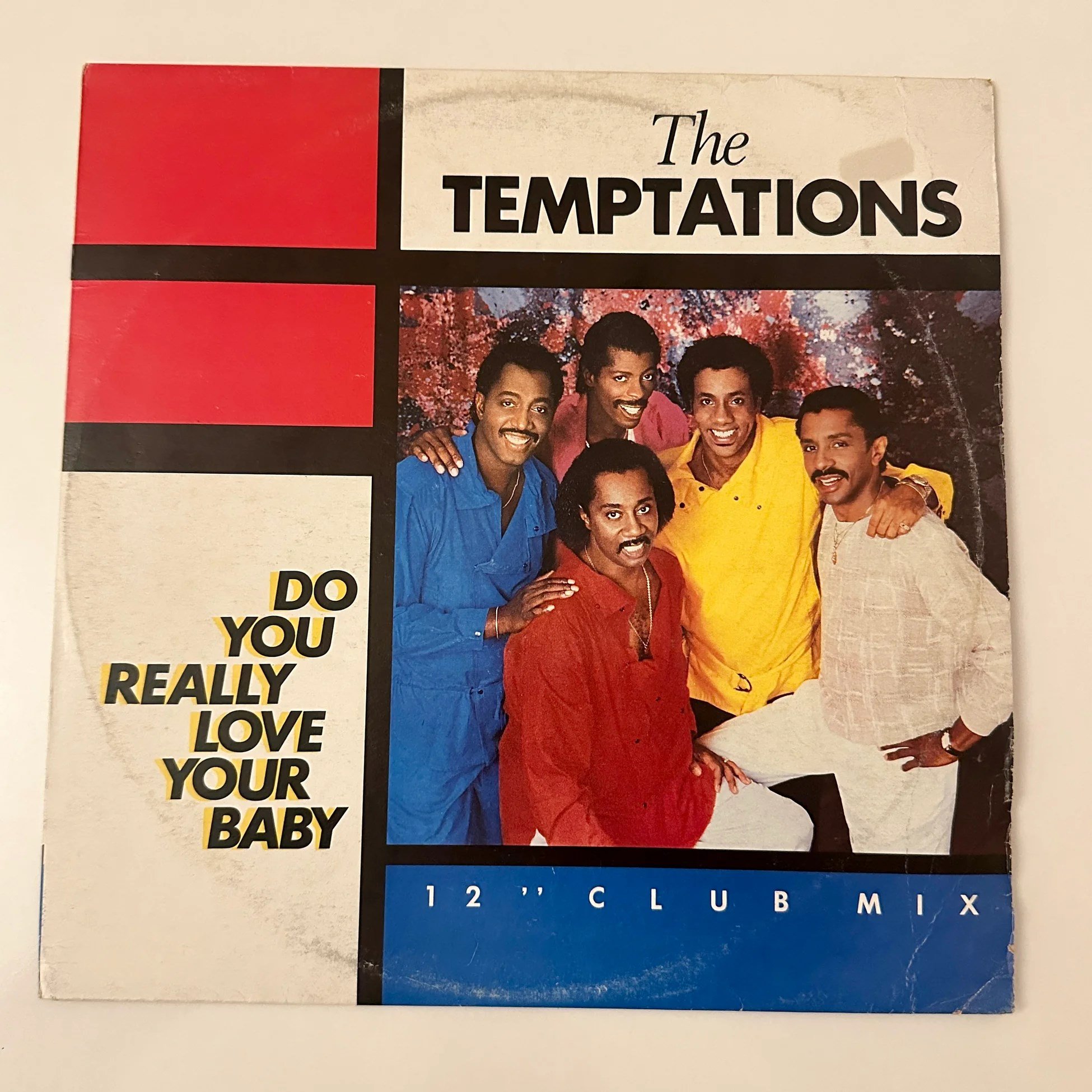 The Temptations – Do You Really Love Your Baby Dönem Baskı Maxi Single Plak