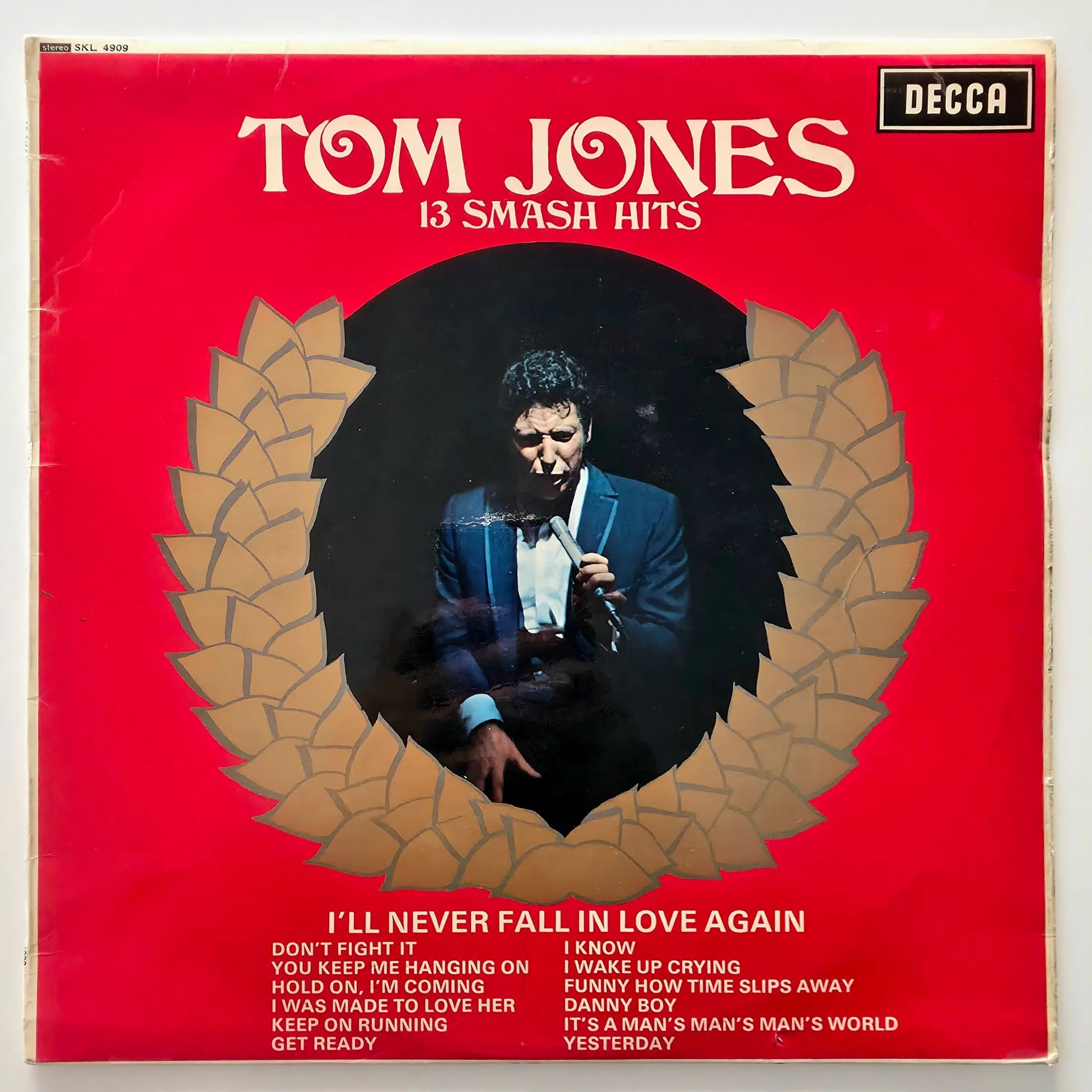 Tom Jones – 13 Smash Hits - Dönem Baskı Plak