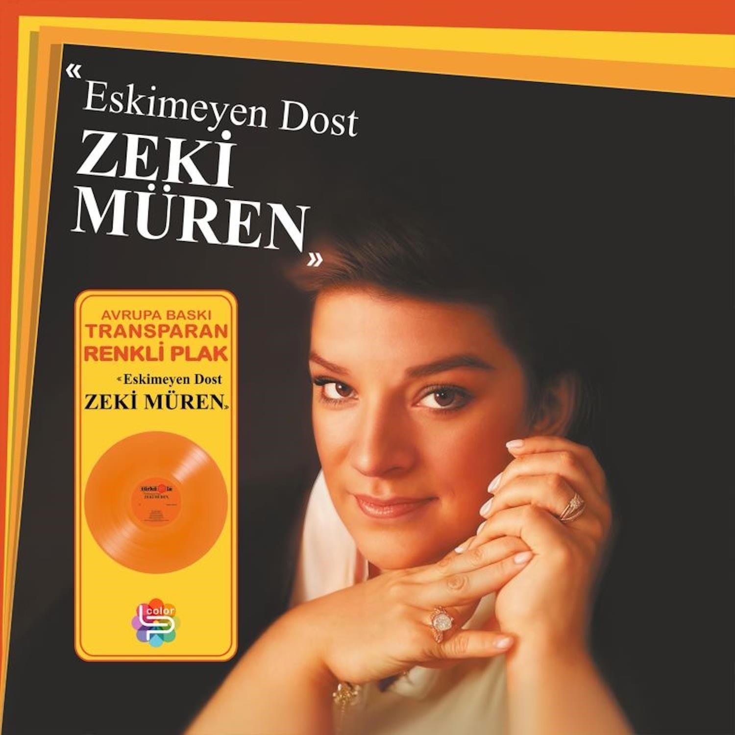 Zeki Müren - Eskimeyen Dost - Turuncu Renk  Plak