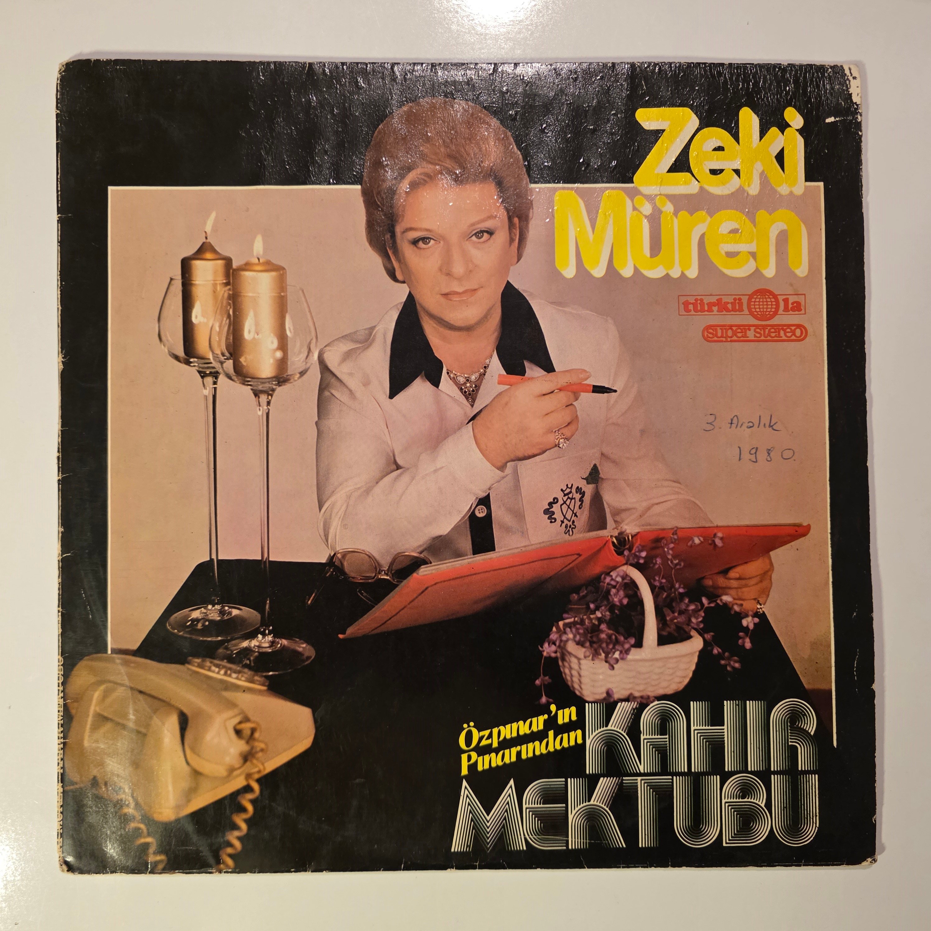 Zeki Müren – Özpınar'ın Pınarından Kahır Mektubu - Plak