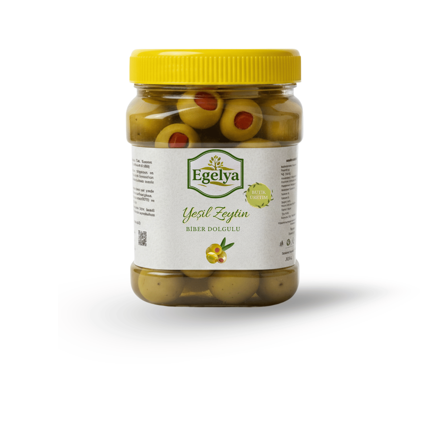 Akhisar Domat Biberli Yeşil Zeytin 500 g | Aromatik, Dengeli Lezzet