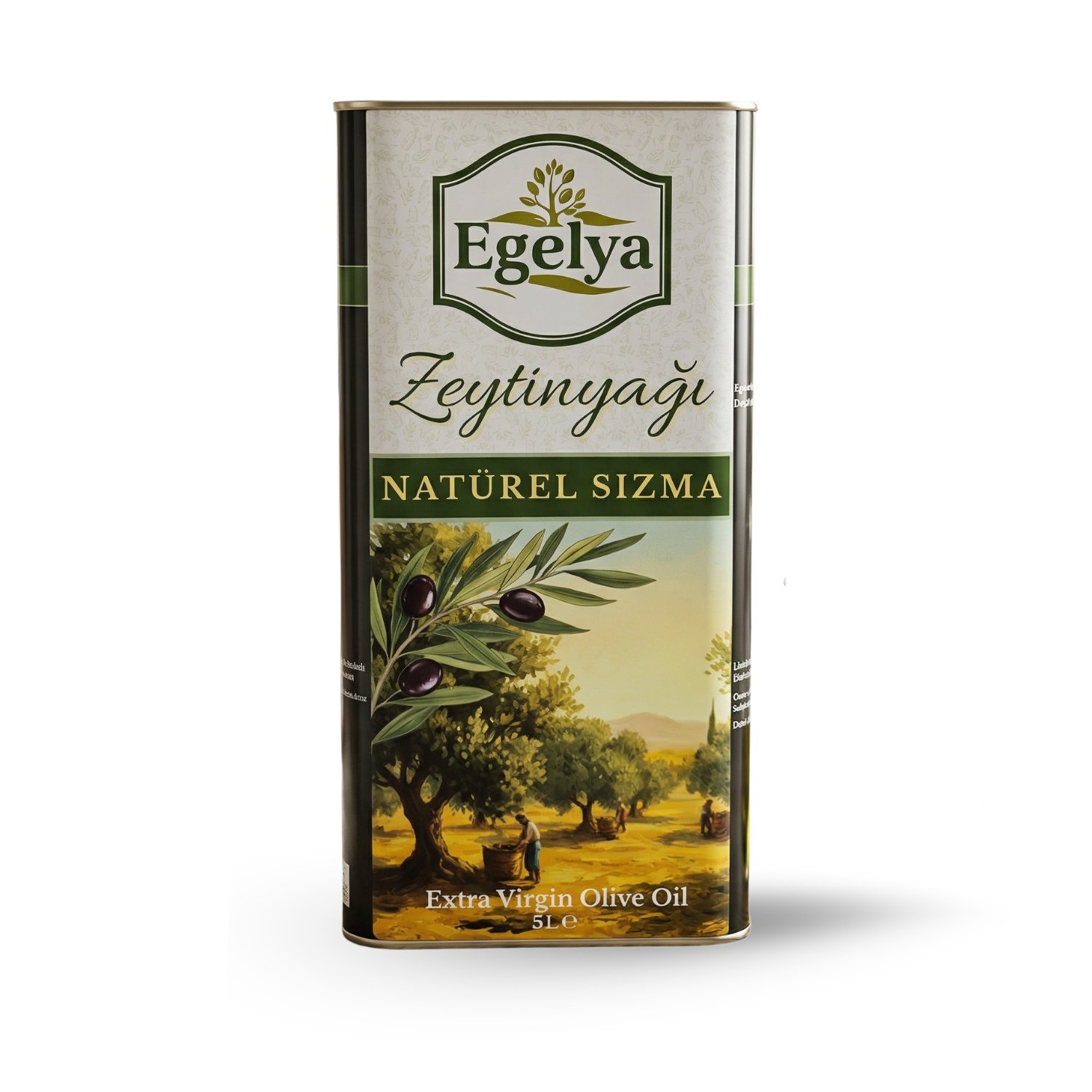 Natürel Sızma Zeytinyağı 5 L Teneke