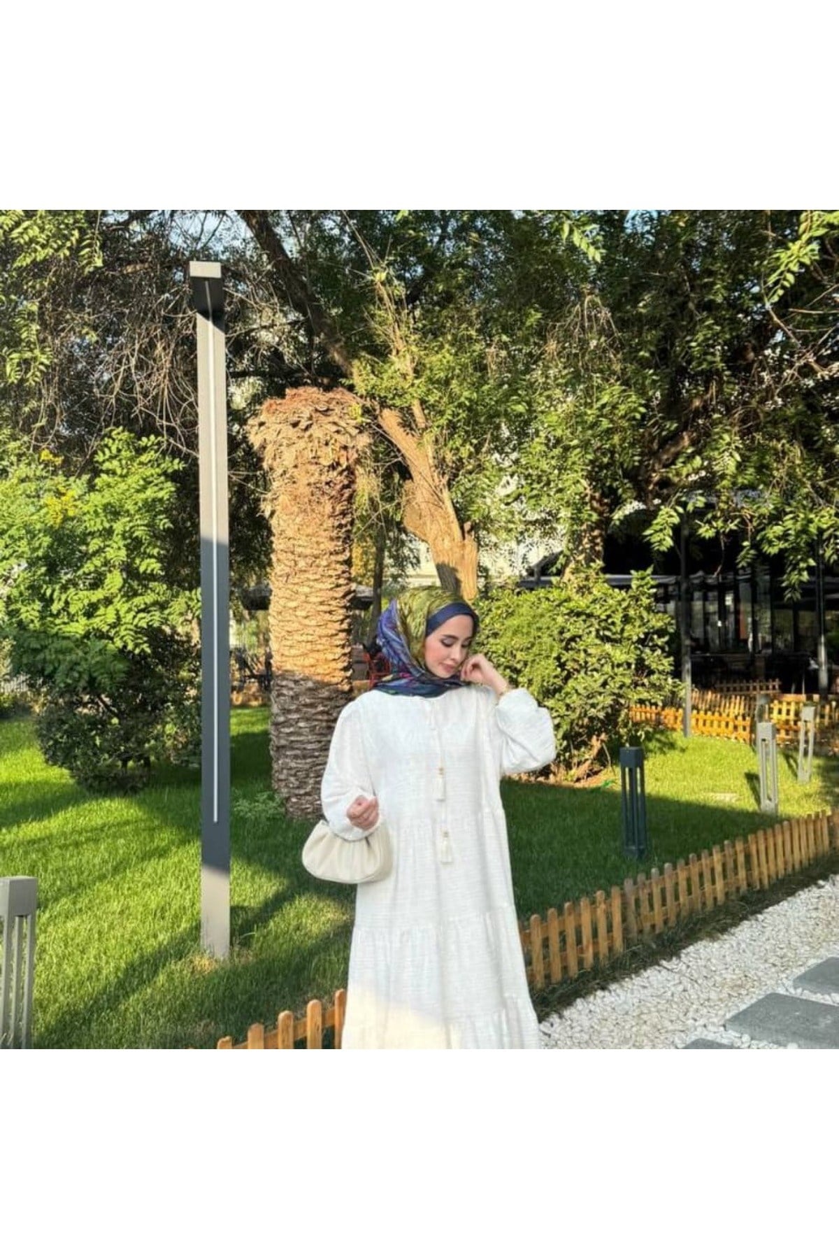 Vellora Keten Elbise - Ürün Kodu 1005