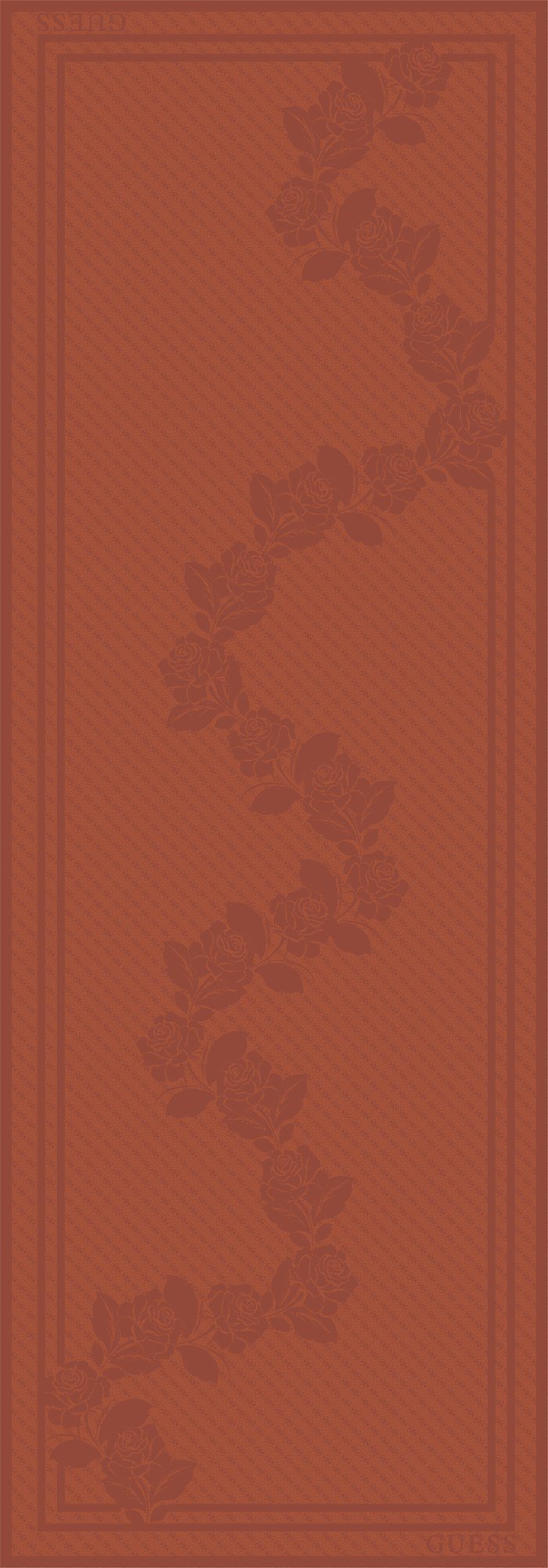GUESS SARMAL GÜL PATTERN ORANGE ŞAL