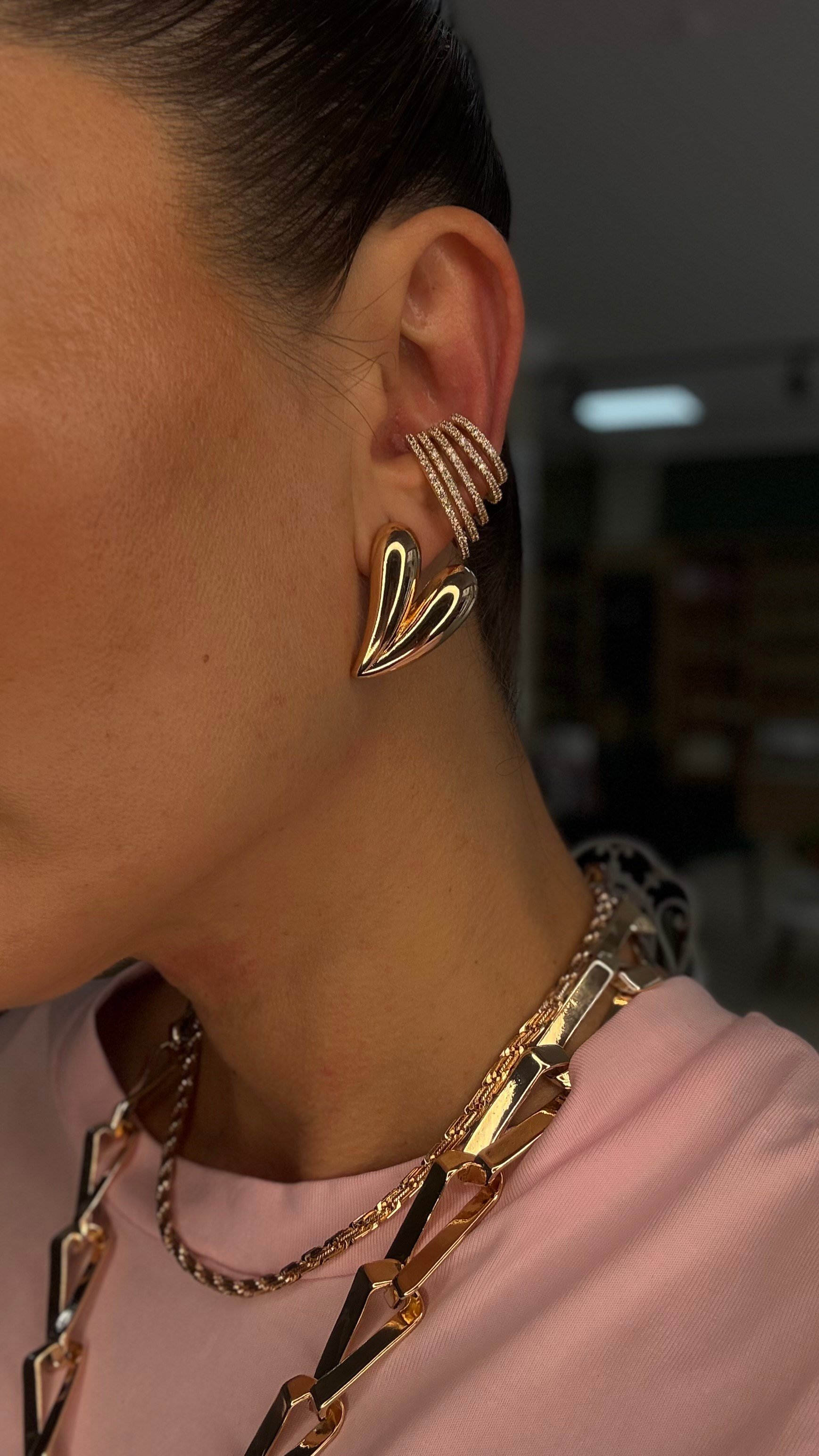 TAŞ KATMANLI EARCUFF