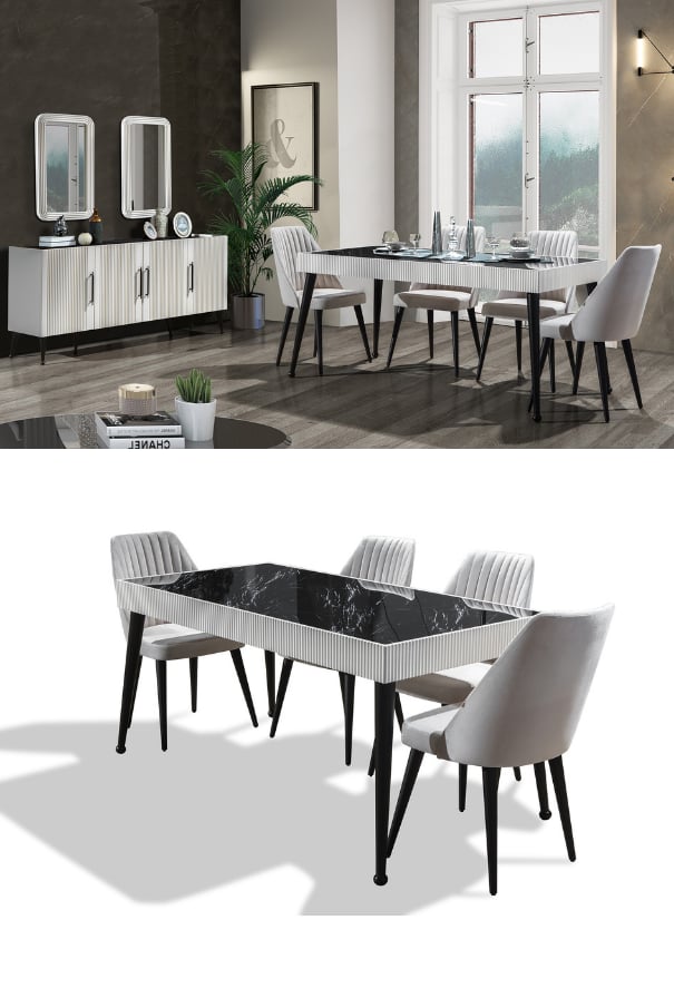 Asil 6 Sandalyeli Yemek Odası