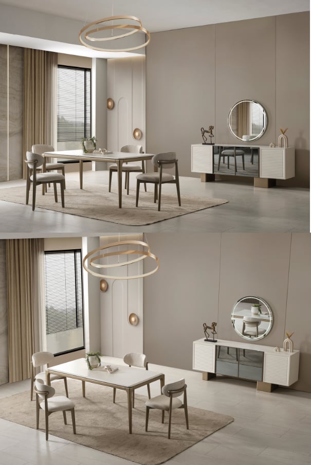 Miray 6 Sandalyeli Yemek Odası