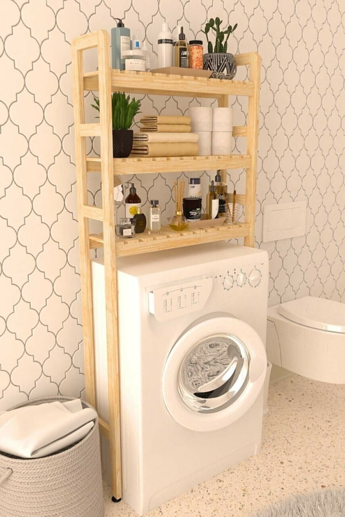 Banyo Çamaşır Makinesi Üst Dolap Toplayıcı Düzenleyici