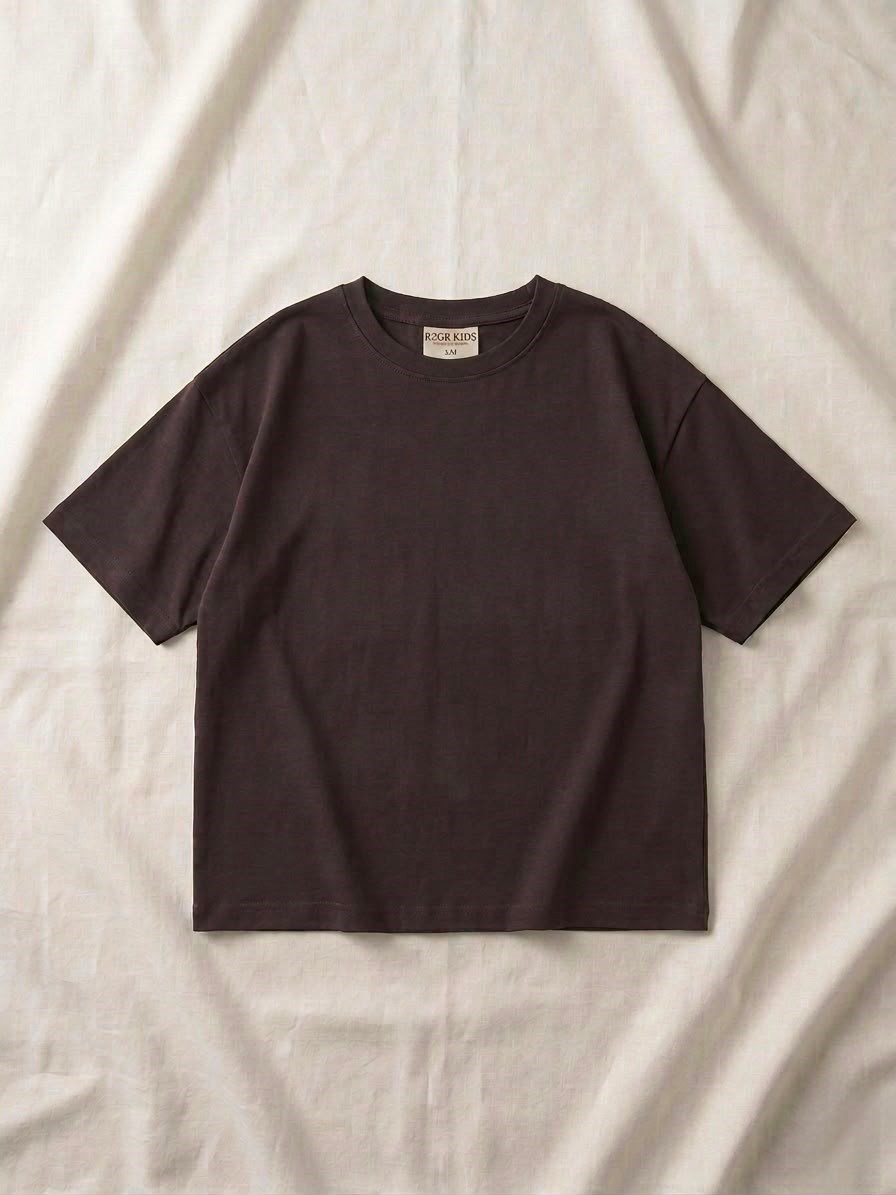 Acı Kahve Oversize Basic Tişört
