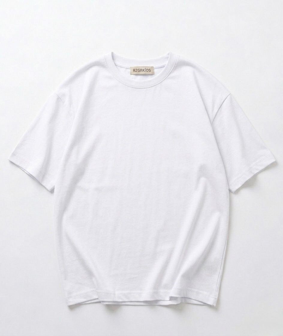 Beyaz Oversize Basic Tişört