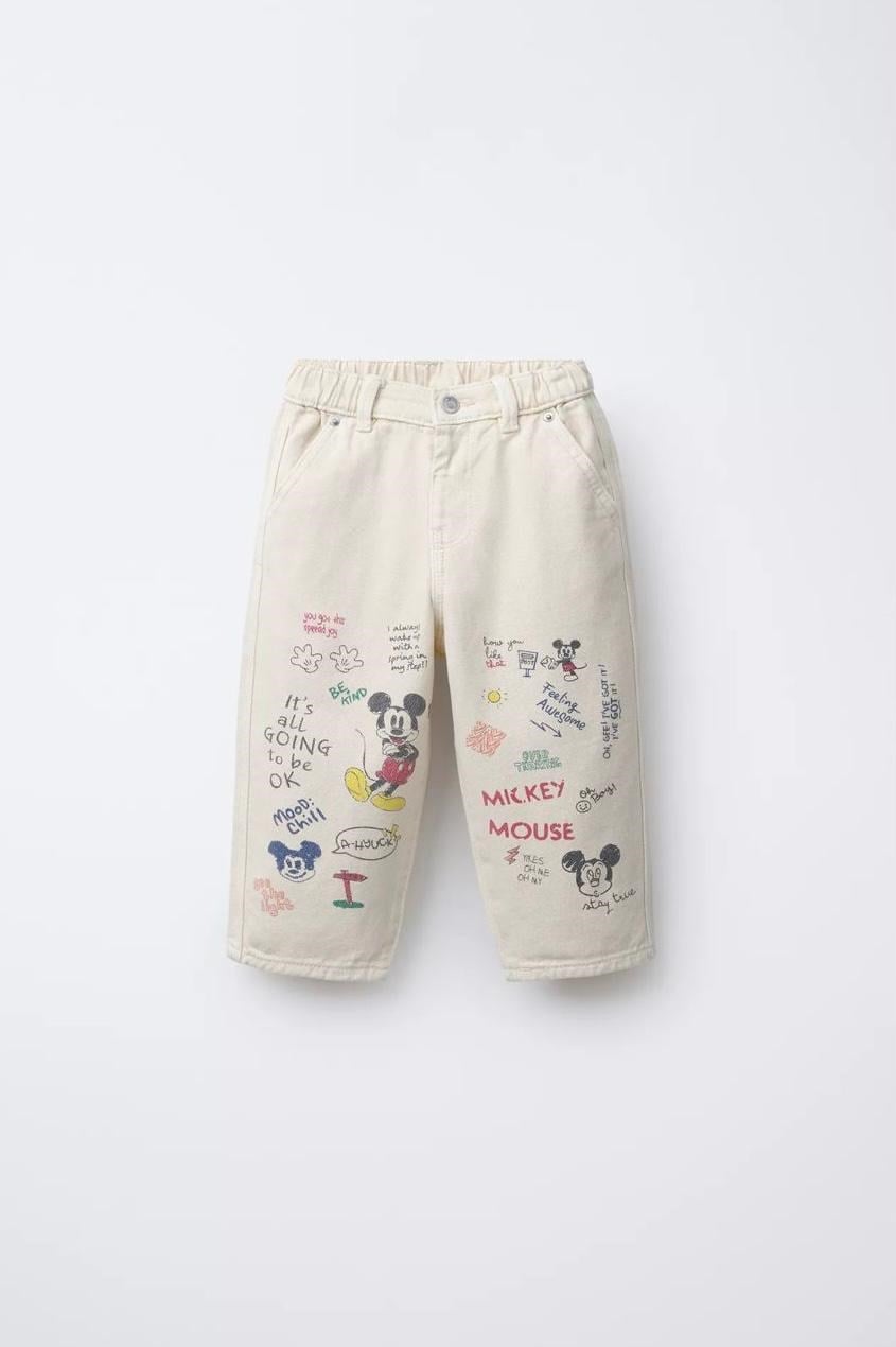 MICKEY MOUSE DISNEY BASKILI BAGGY GABARDIN PANTOLON