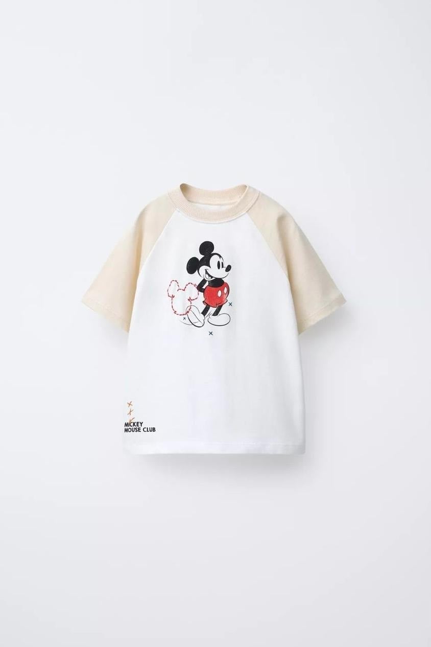 Reglan Kollu Mickey Tişört