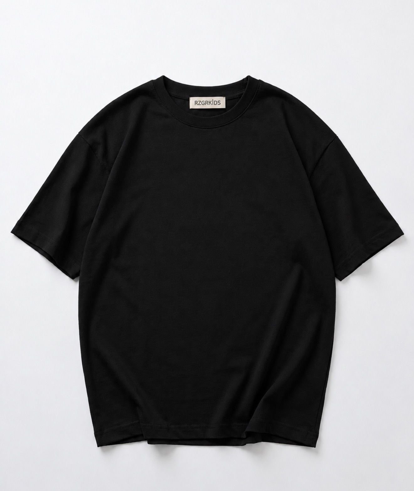 Siyah Oversize Basic Tişört