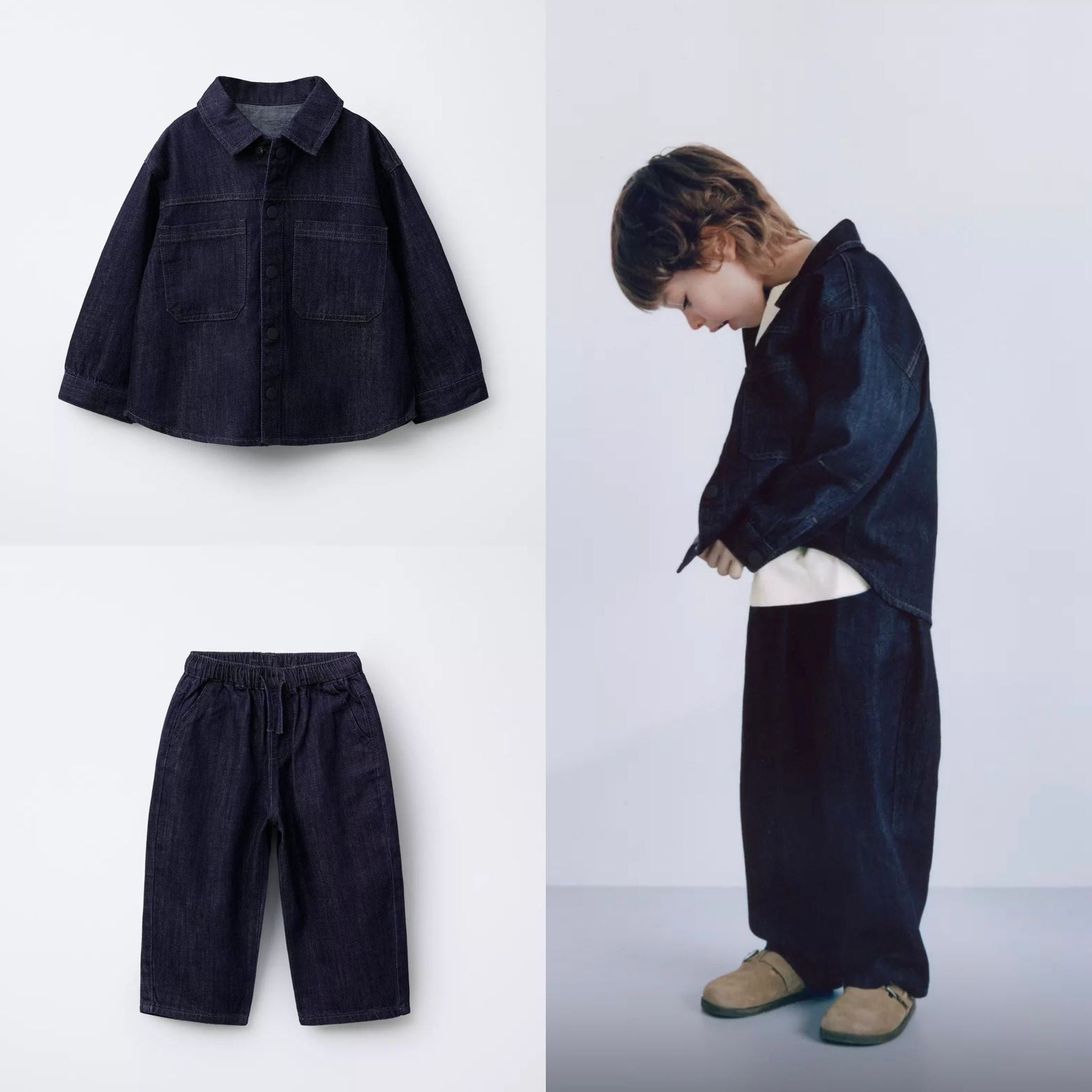 Yeni Sezon Lacivert Denim Takım