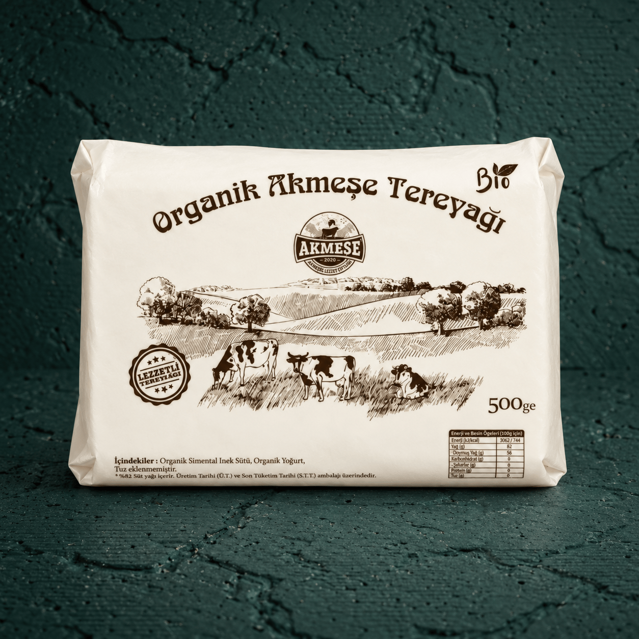 Organik Tereyağı Yemeklik 500 gr