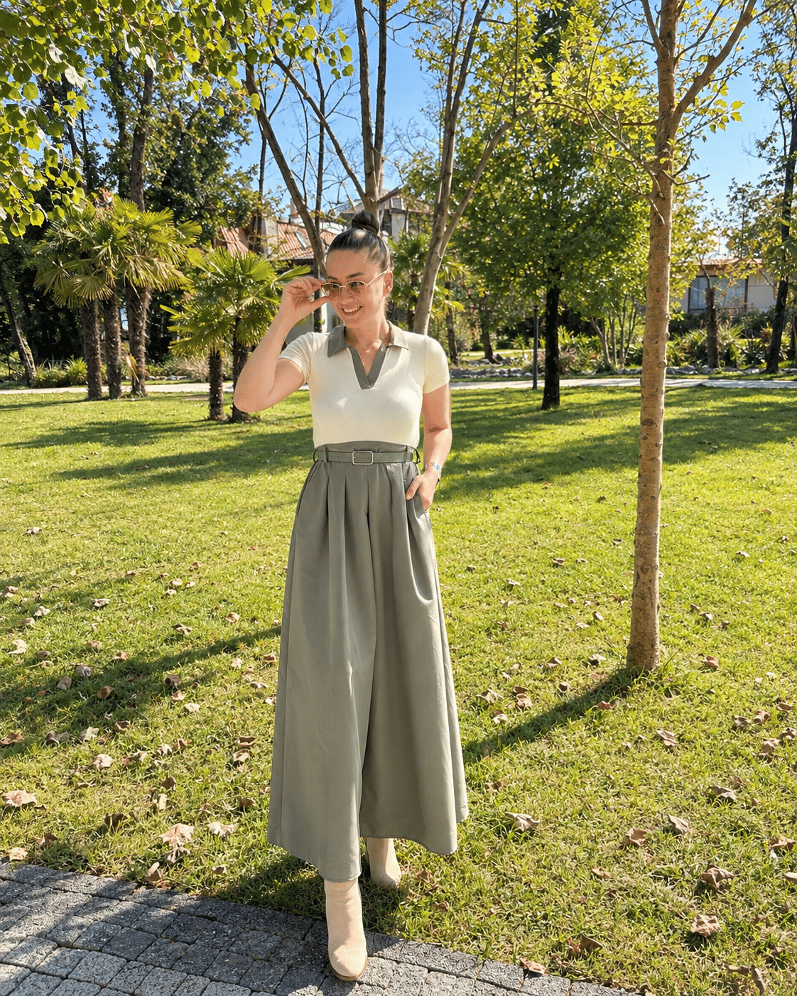 Polo yaka elbise 