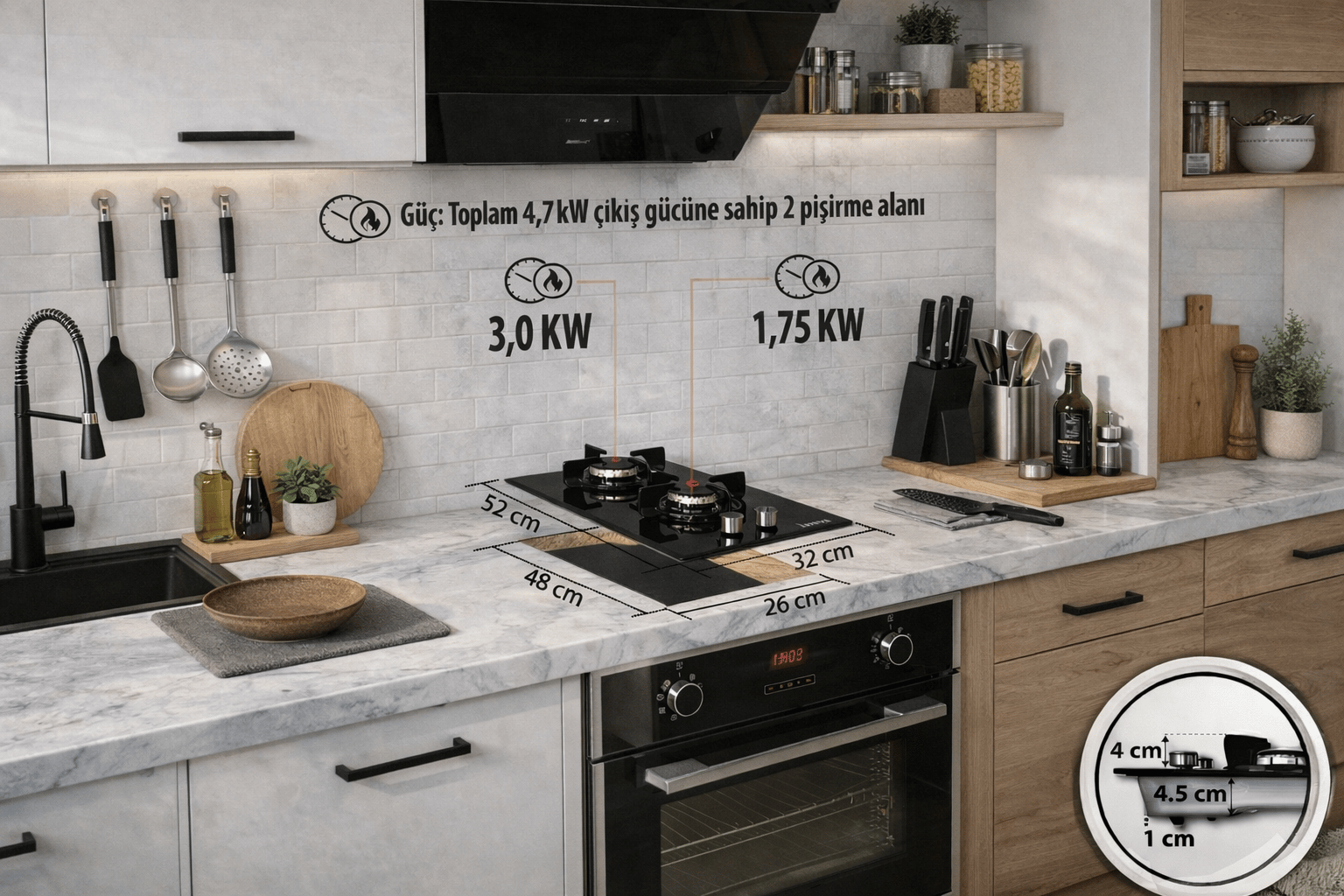 Luxeva Domino-WGL | 2'li Gazlı Domino Ocak