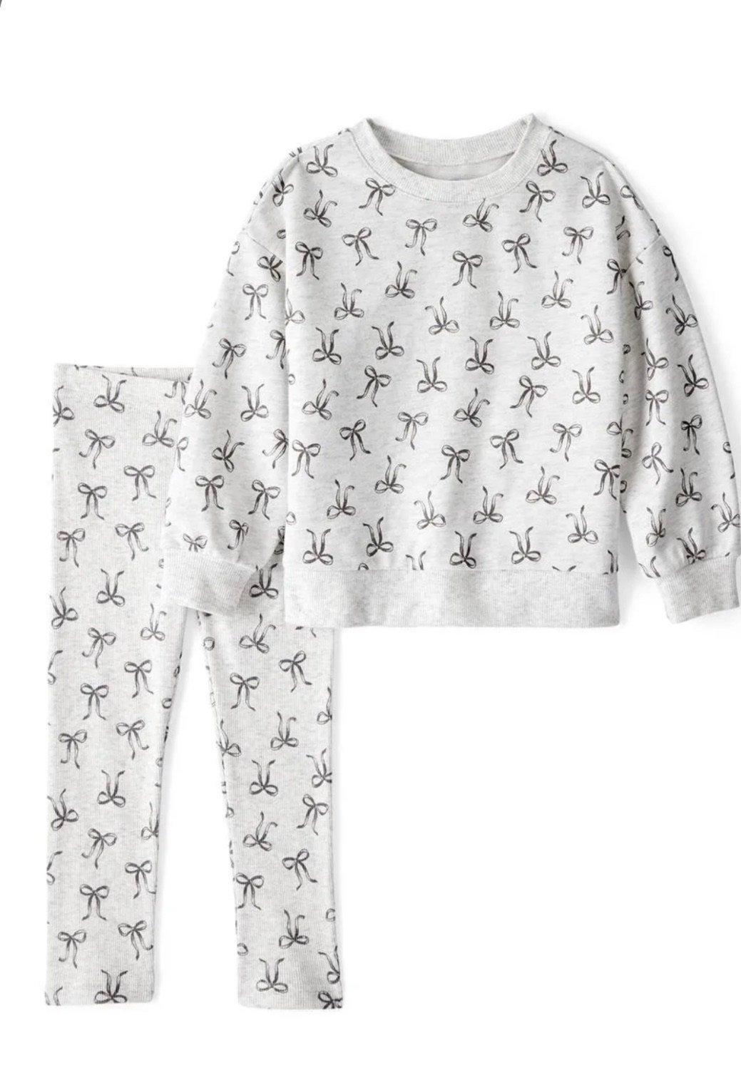Kız Çocuk Kurdele Desenli 2Li Set