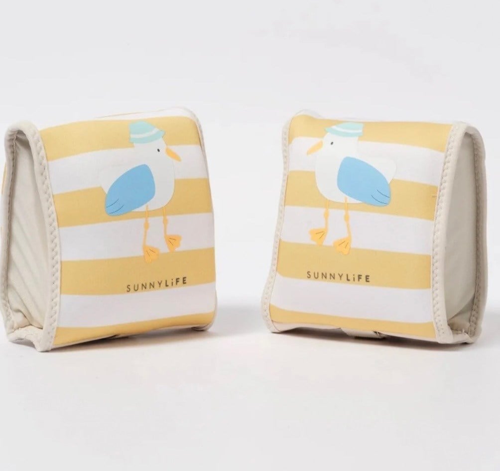 Sunnylife Çocuk Kolluk Mustard Stripe  3-6 yaş