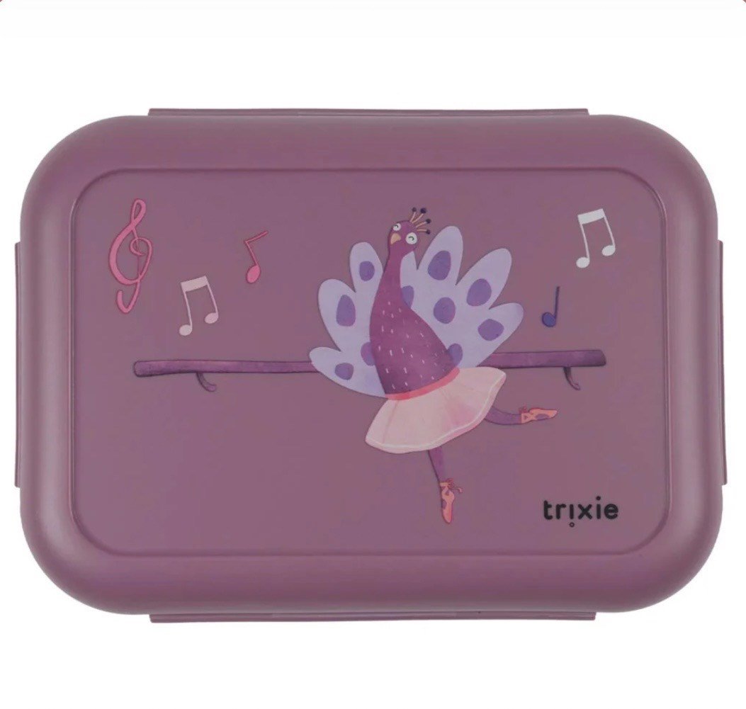 Trixie Ballerina Mrs. Peacock - Klipsli Atıştırmalık Kabı