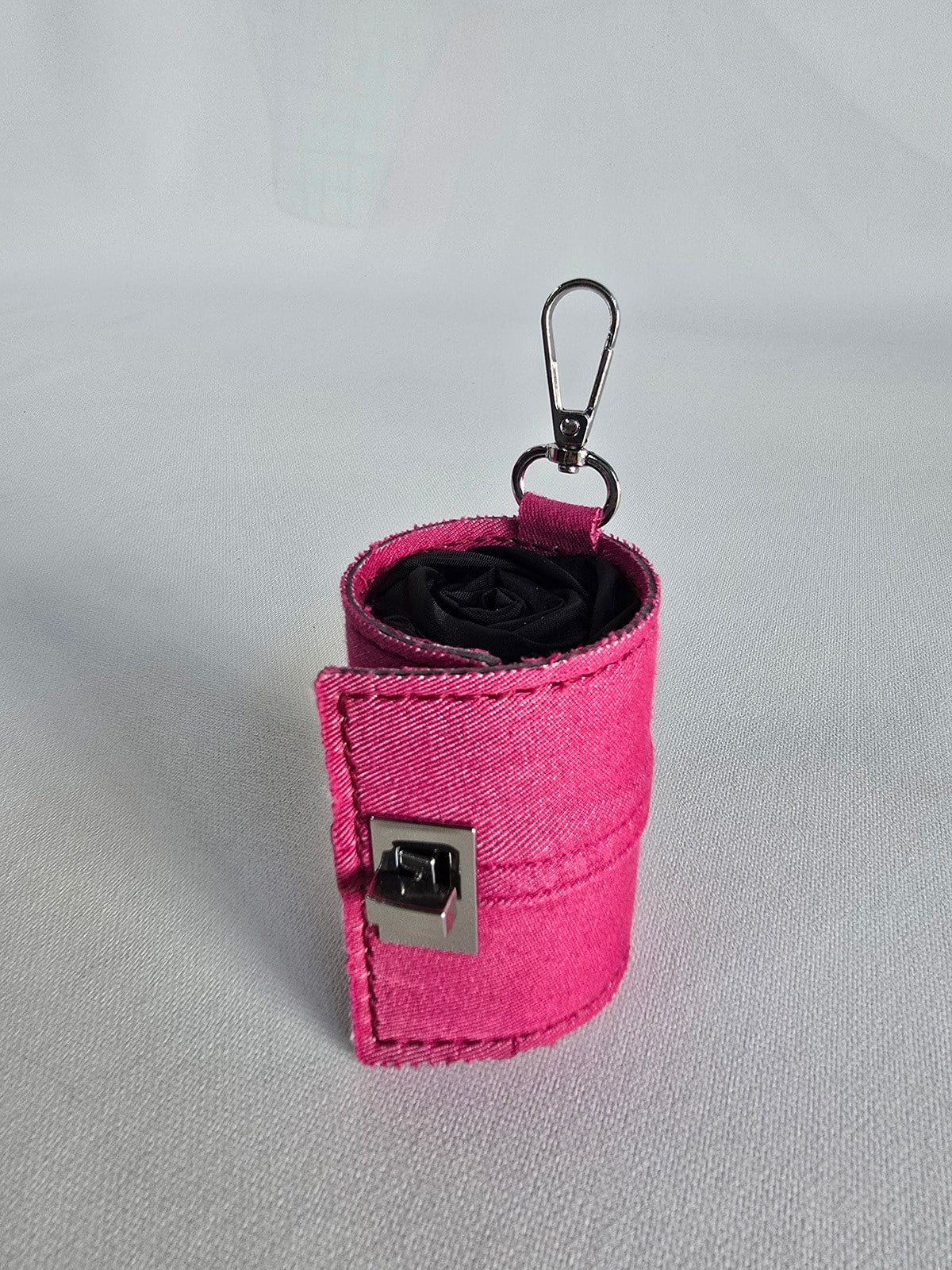 Desaryou Çanta Pembe Kot ve Fuşya Deri 