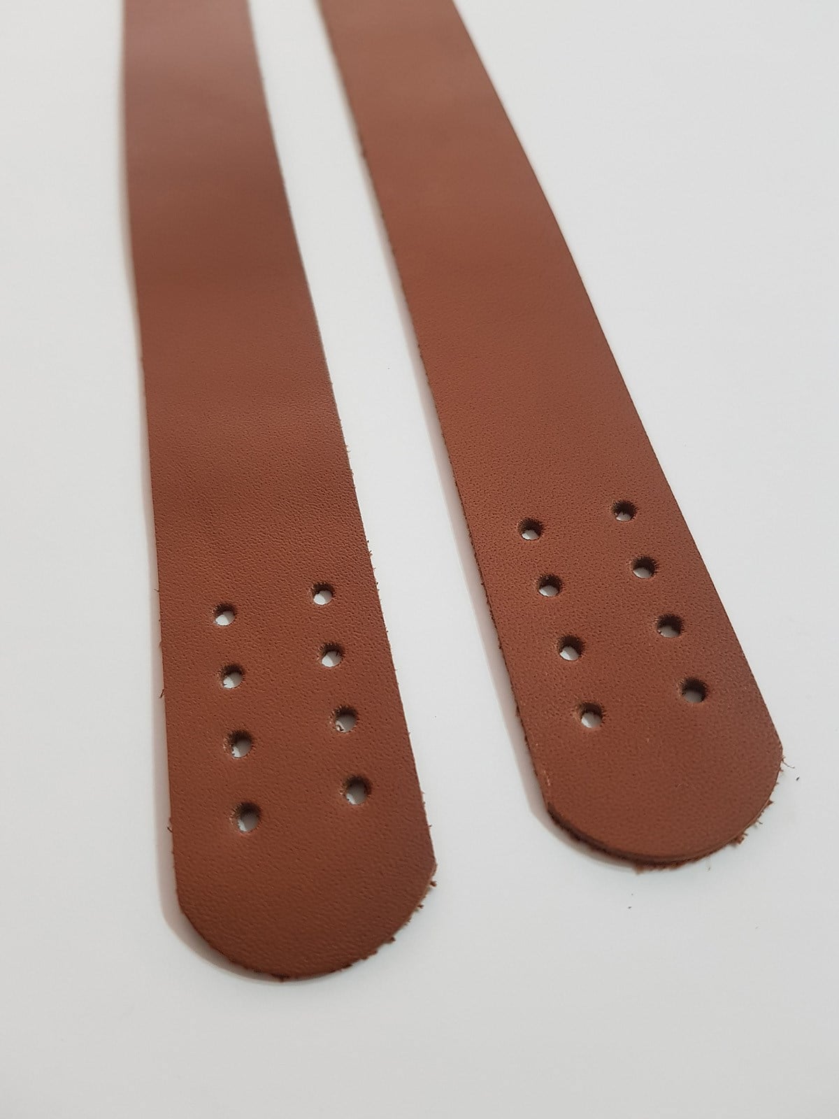 Kısa Çift Çanta Sapı 2,5 cm X 40 cm - Taba