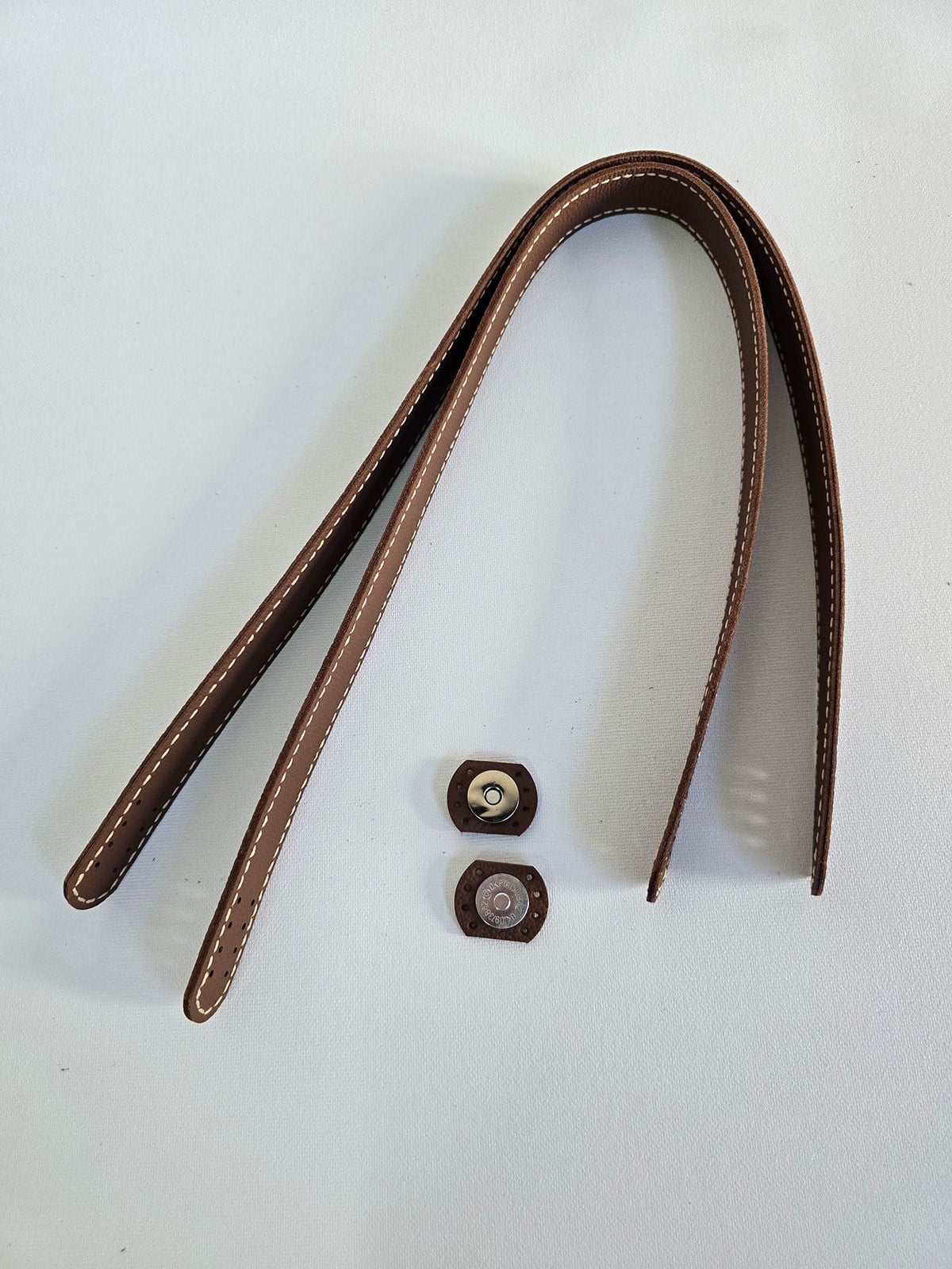 Uzun Çift Çanta Sapı 2,5 cm X 70 cm - Kahverengi