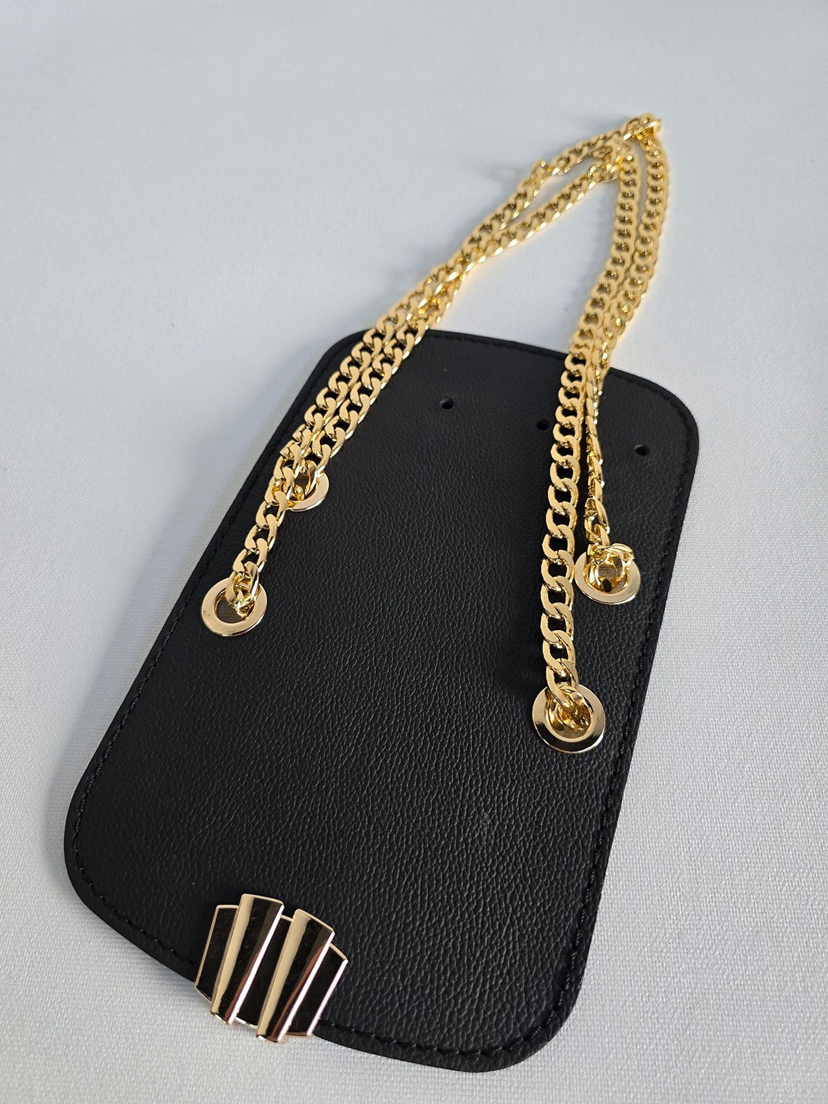Ysl Kapak ve Zincir Omuz Askı - Siyah