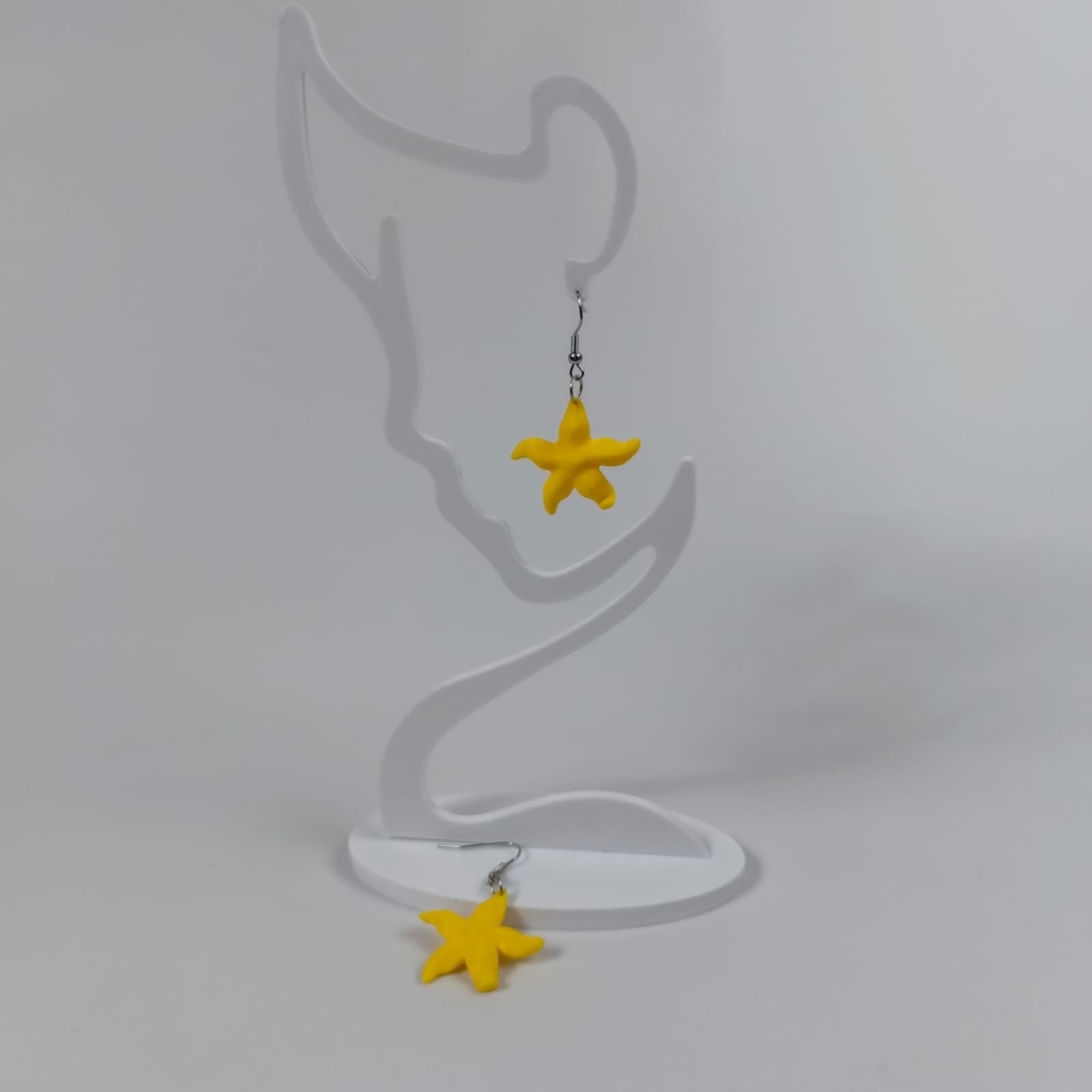 3D tasarım Deniz Yıldızı Küpe