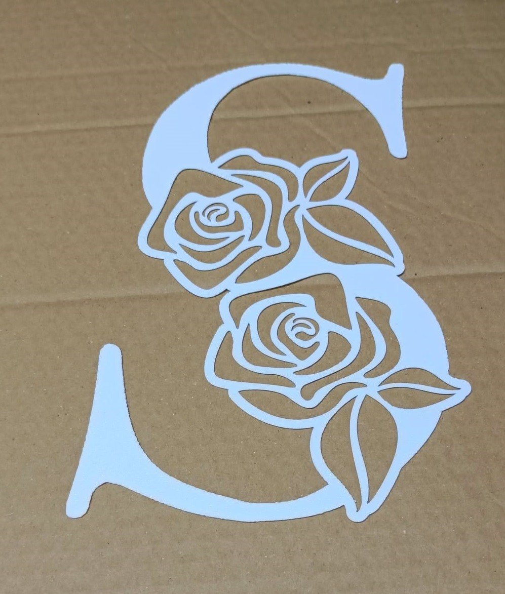 Gelin  Arabası Süsü -S Harfi - 25 cm
