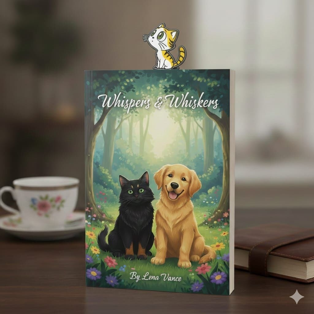 Sarı Tekir Kedi - Kitap Ayracı