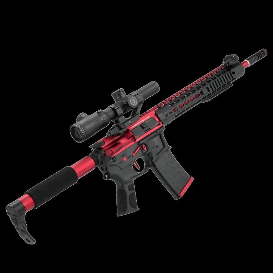 APS Limited Edition Custom ASR120 FMR MOD1 BR Airsoft Tüfek SDU2.0 e-Silver Edge